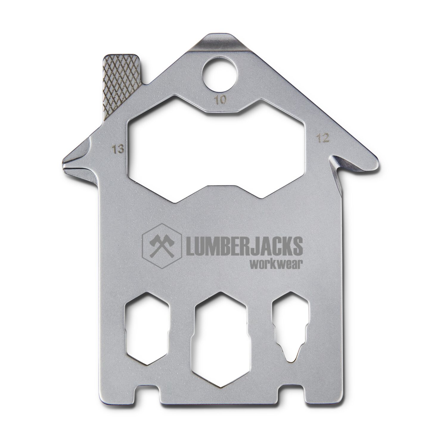 Geschenkartikel: ROMINOX® Key Tool House / Haus (21 Funktionen) im Motiv-Mäppchen Frohe Weihnachten