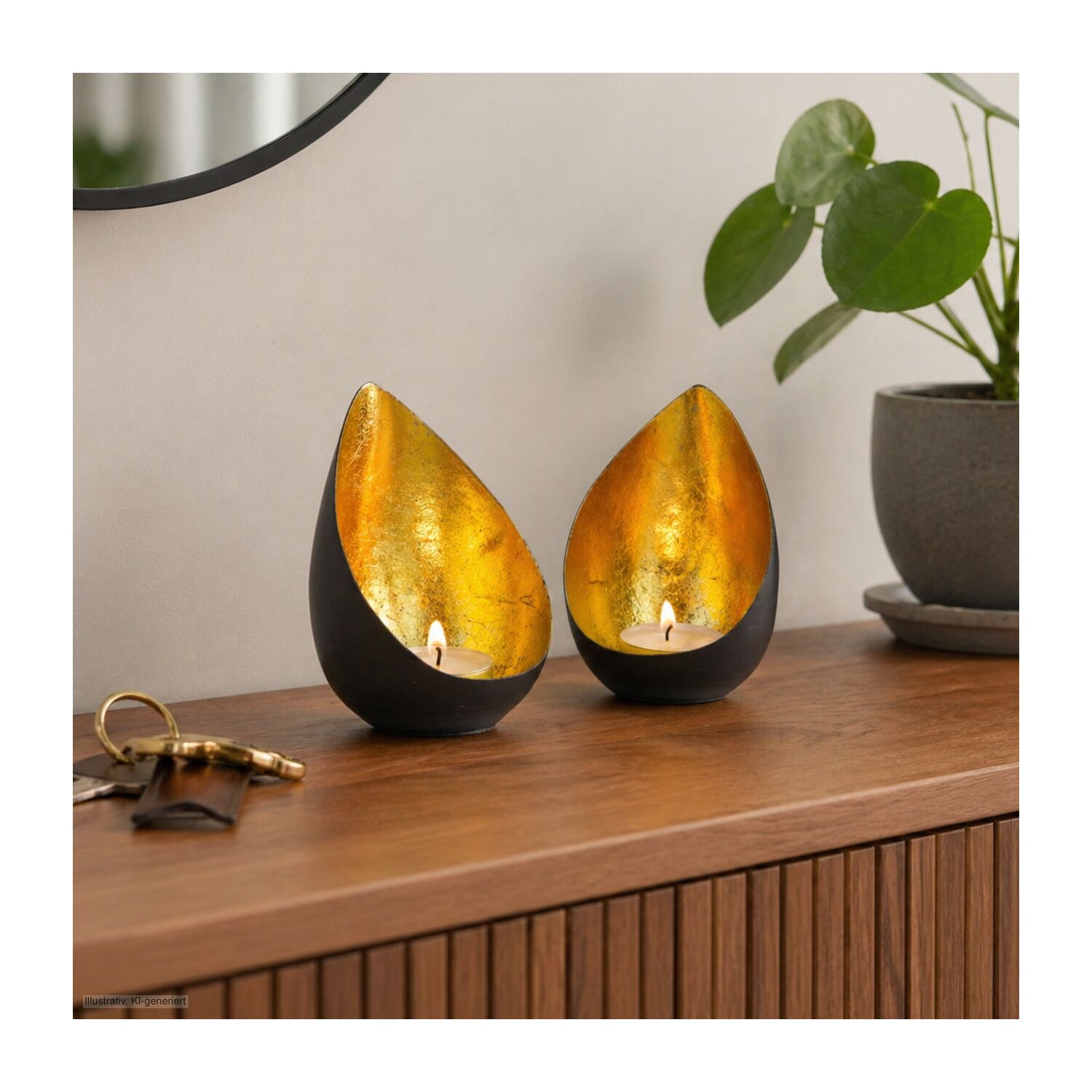 ROMINOX® Teelicht-Set // Drops