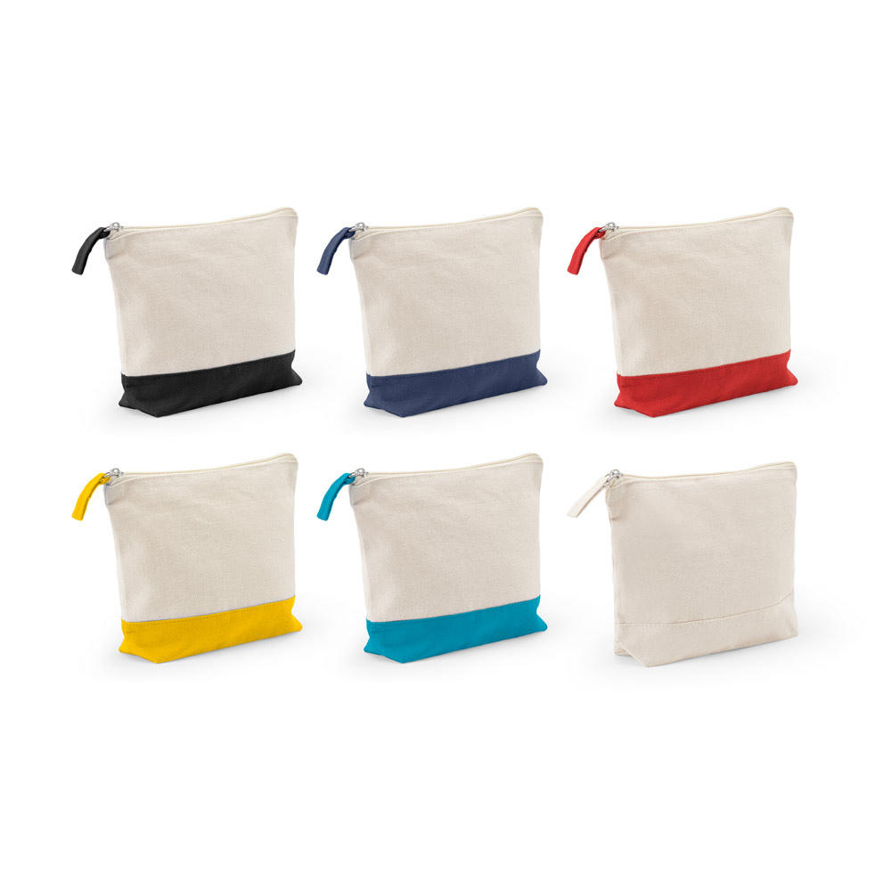 DAPHNE Kosmetiktasche aus 100 % Baumwolle (340 g / m²), zweifarbig