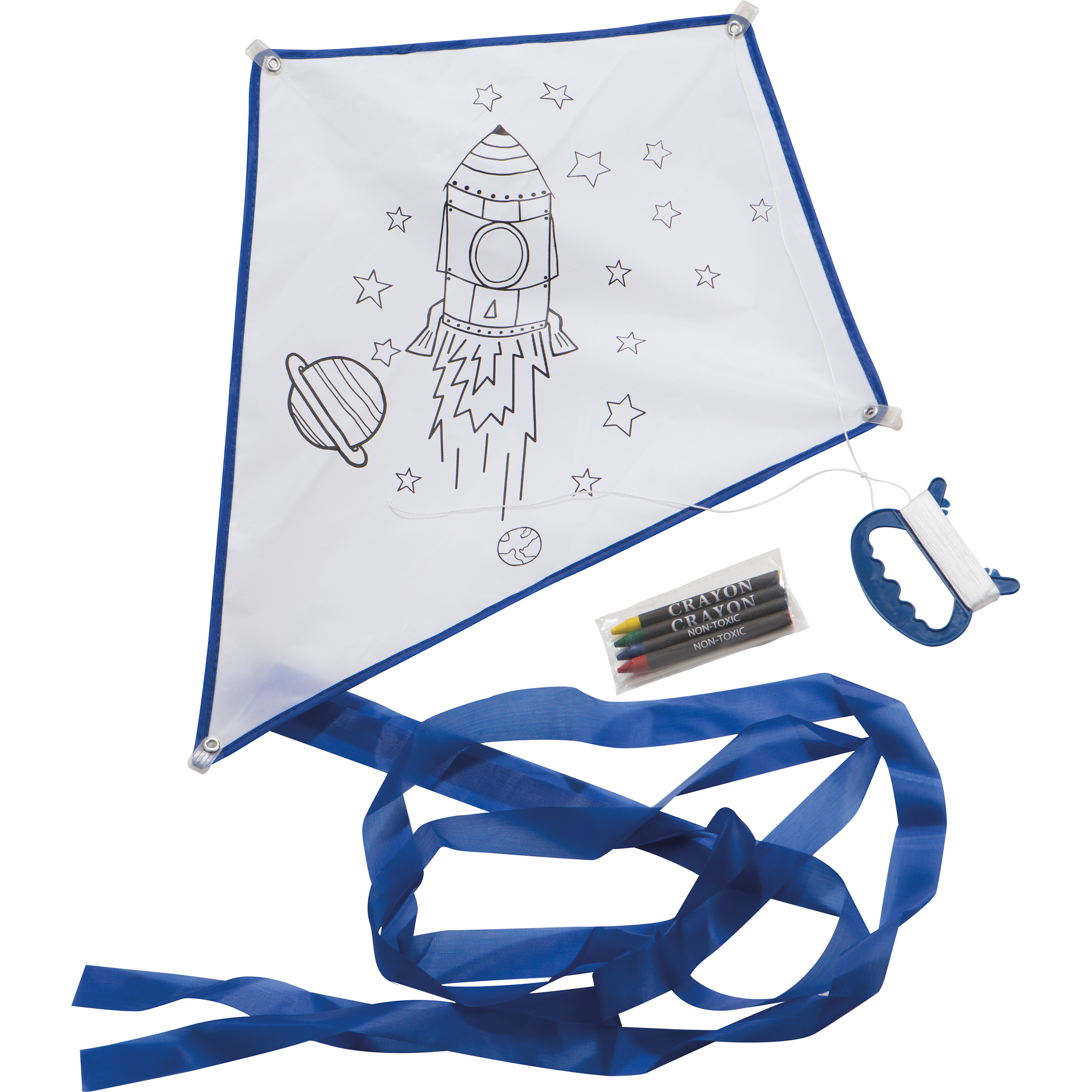 Drache zum Ausmalen, inkl. 4 Malstifte Drache zum Ausmalen, inkl. 4 Malstifte