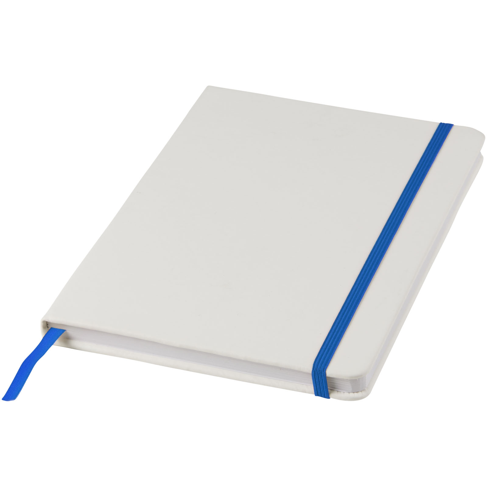 Weiß, royalblau