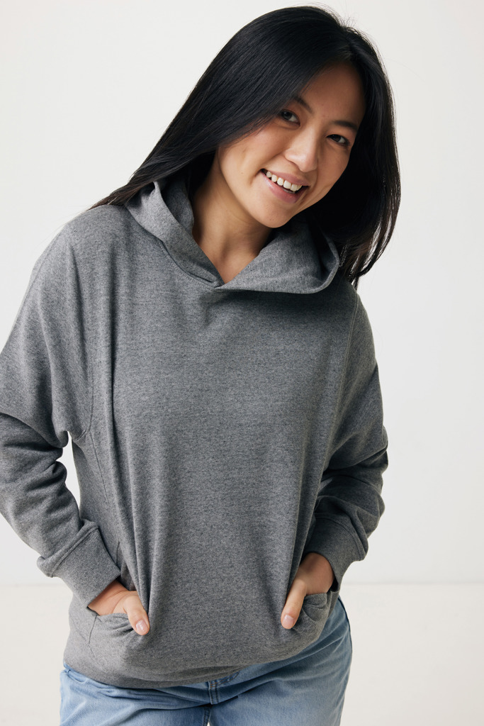 IQONIQ Yengo Hoodie mit Seitentaschen aus rec. Baumwolle