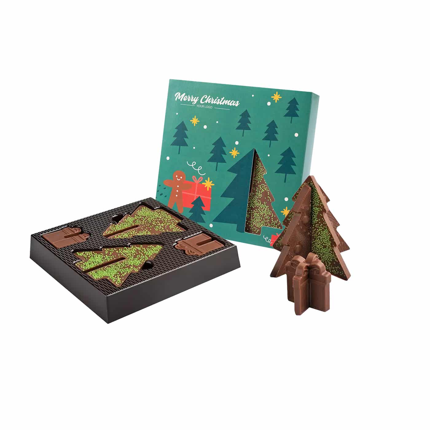 Schoko Puzzle 3D Weihnachtsbaum