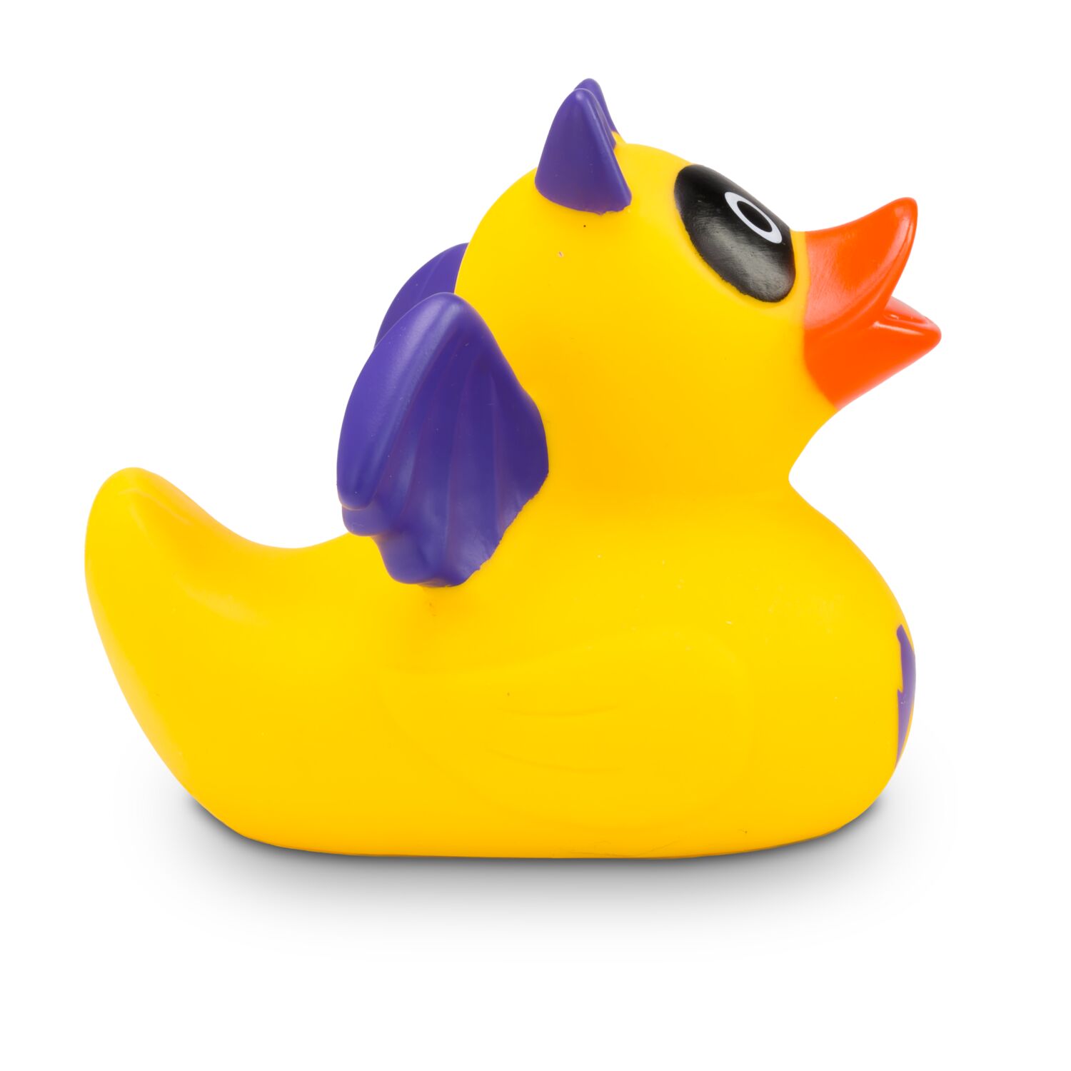 Werbeente Batduck Superheld gelb-lila
