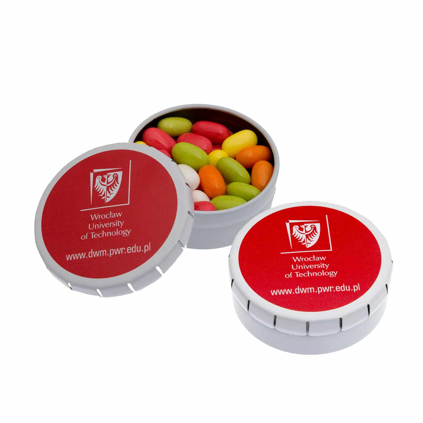 Werbesüßigkeiten Mini Clic Clac Dose