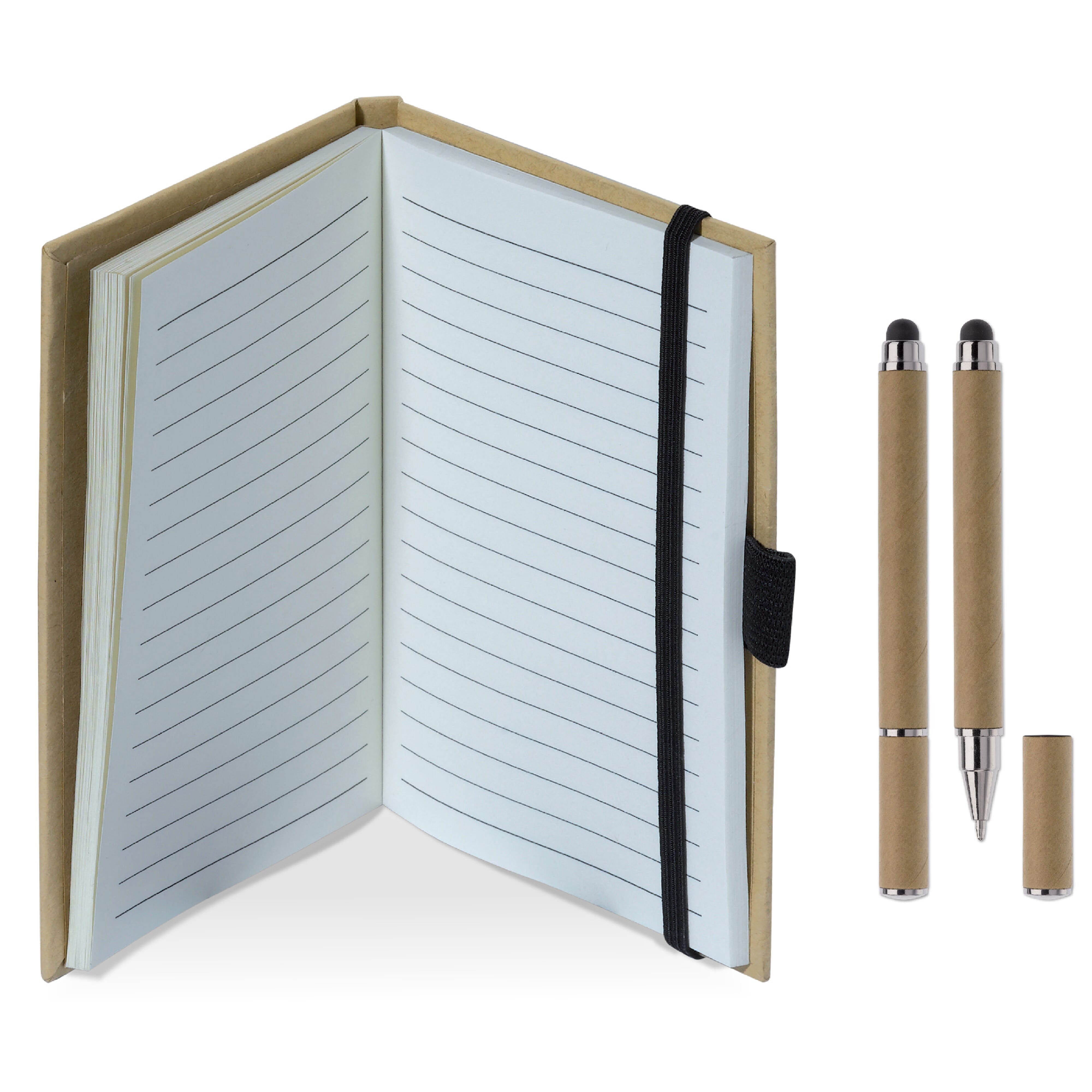 Karton Notizbuch A6 + Stift