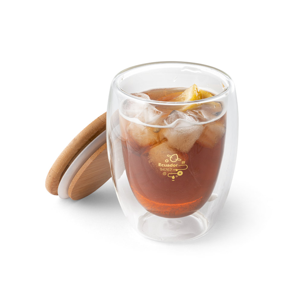 ECUADOR L Reisebecher aus Borosilikatglas 350 ml
