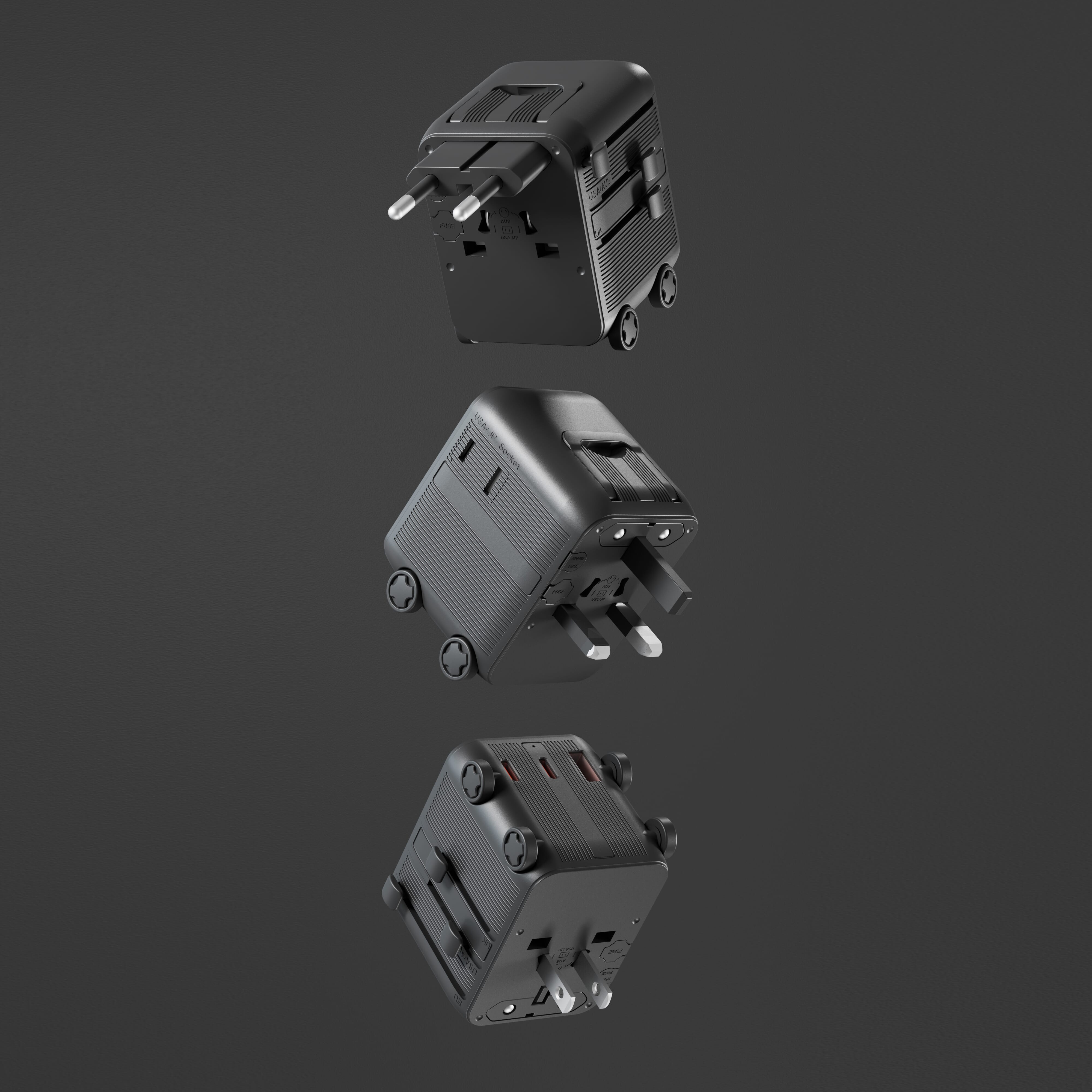Xoopar Luggie GaN Weltreise-Adapter-Trolley