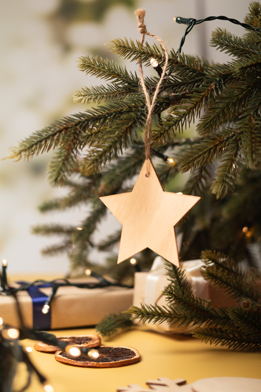 Weihnachtsbaum-Anhänger, Stern Rosvik