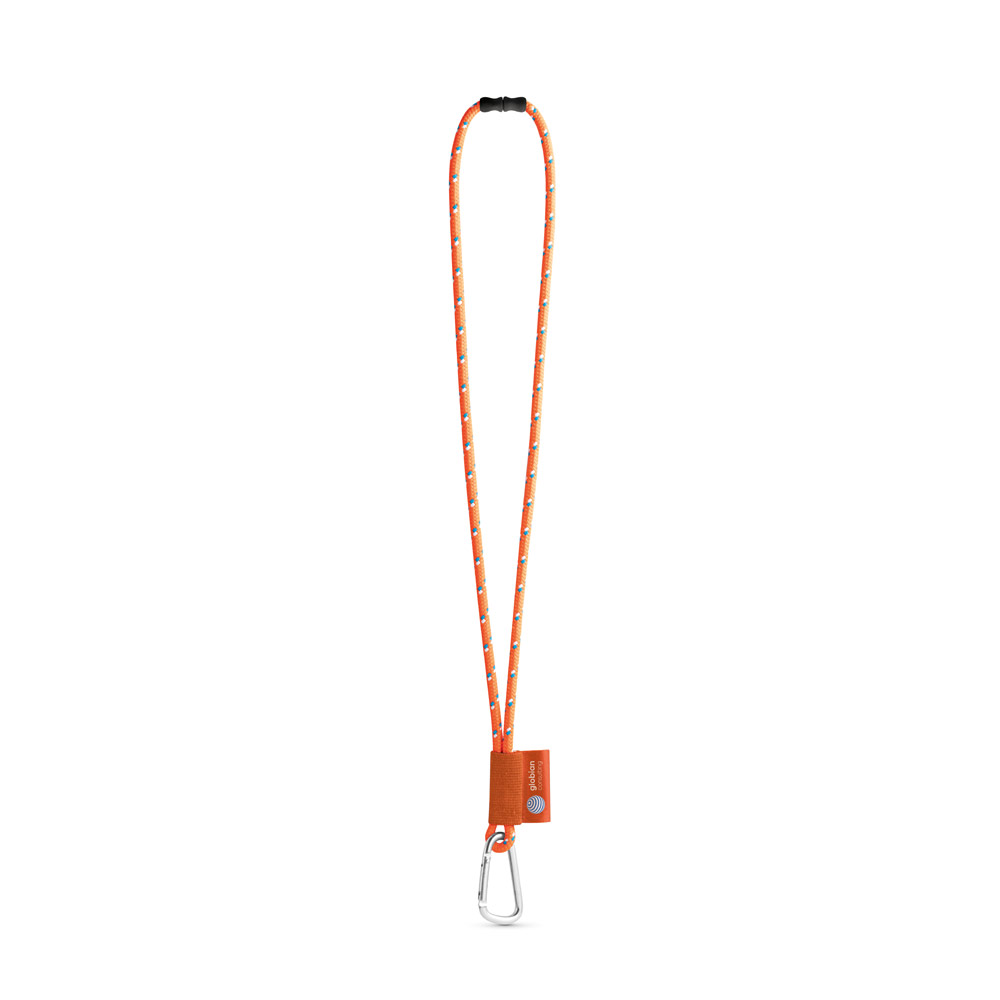 75091 SET Lanyard NAUTIC Long (Ø 7 mm) mit 55 mm D-förmigem Karabiner und Ø 7 mm Sicherheitsverschluss