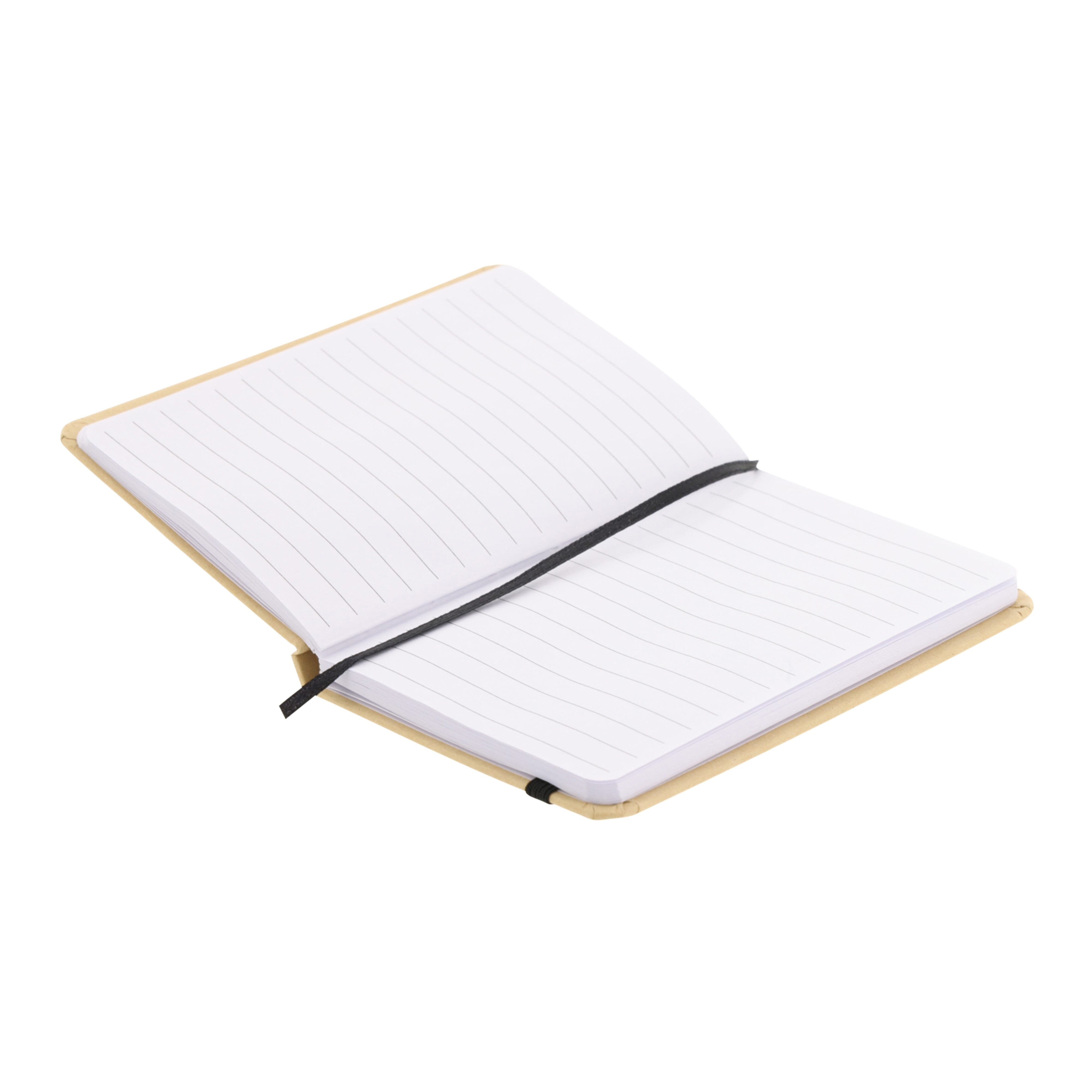 Papp-Notizbuch runde Ecken A5