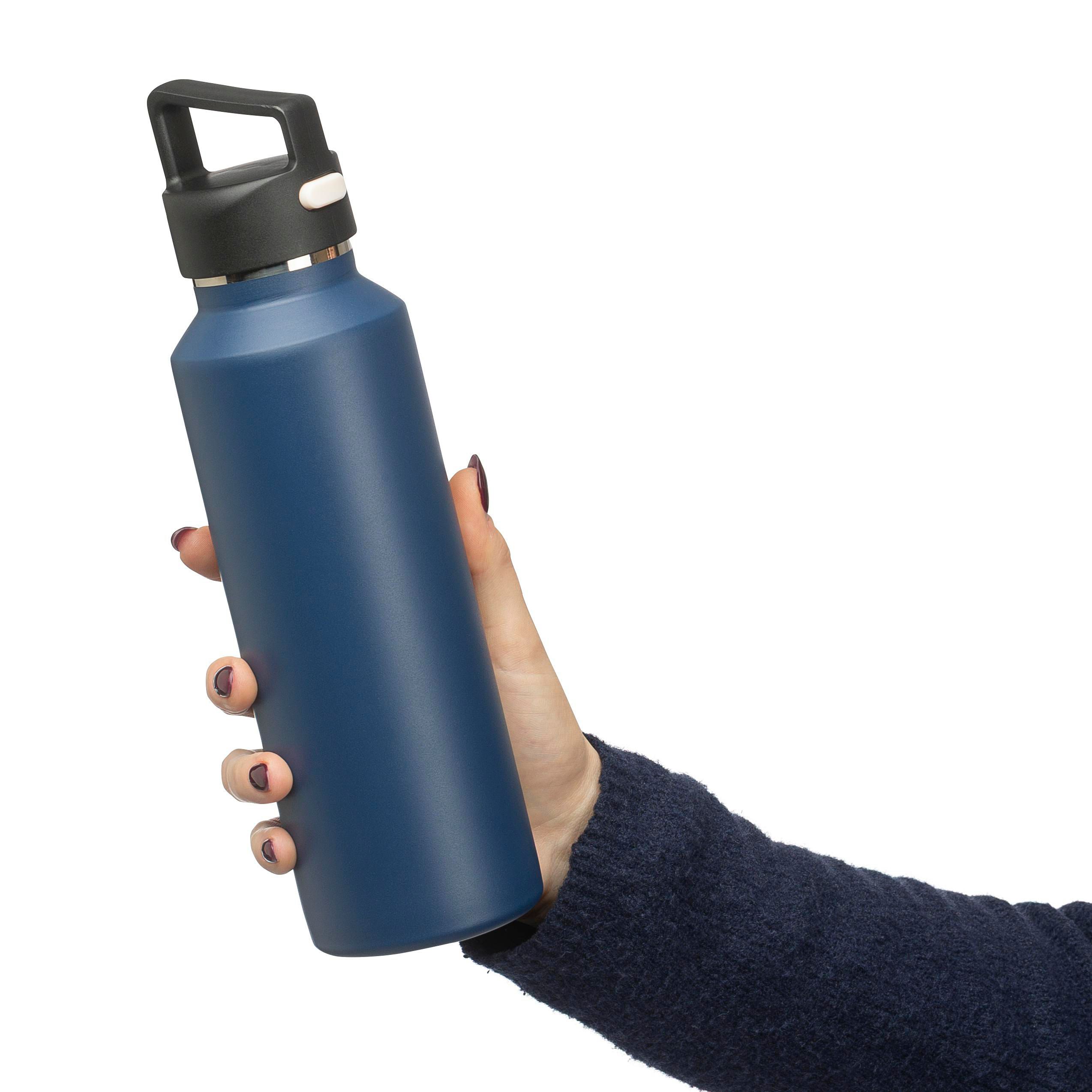 Recycelte doppelwandige Edelstahlflasche (600 ml) Mace