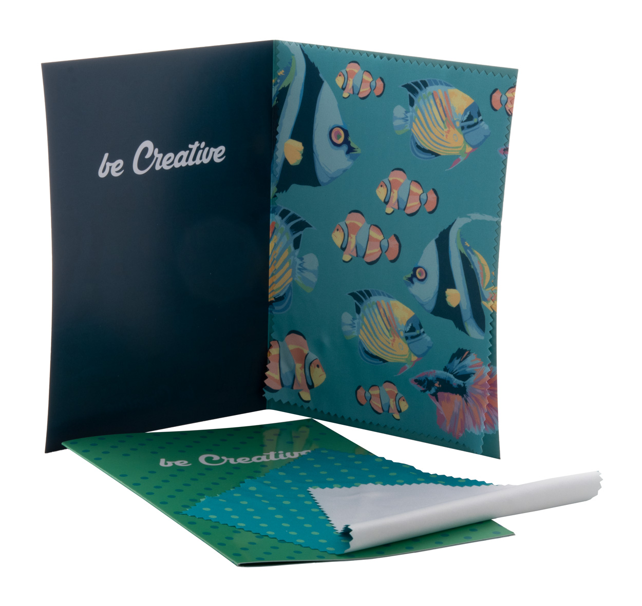 Postkarte mit Brillenreinigungstuch Dioptry Mail Postkarte mit Brillenreinigungstuch Dioptry Mail