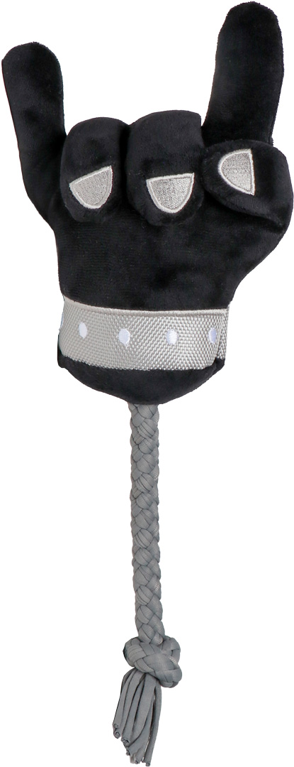 Hundespielzeug Metalhand