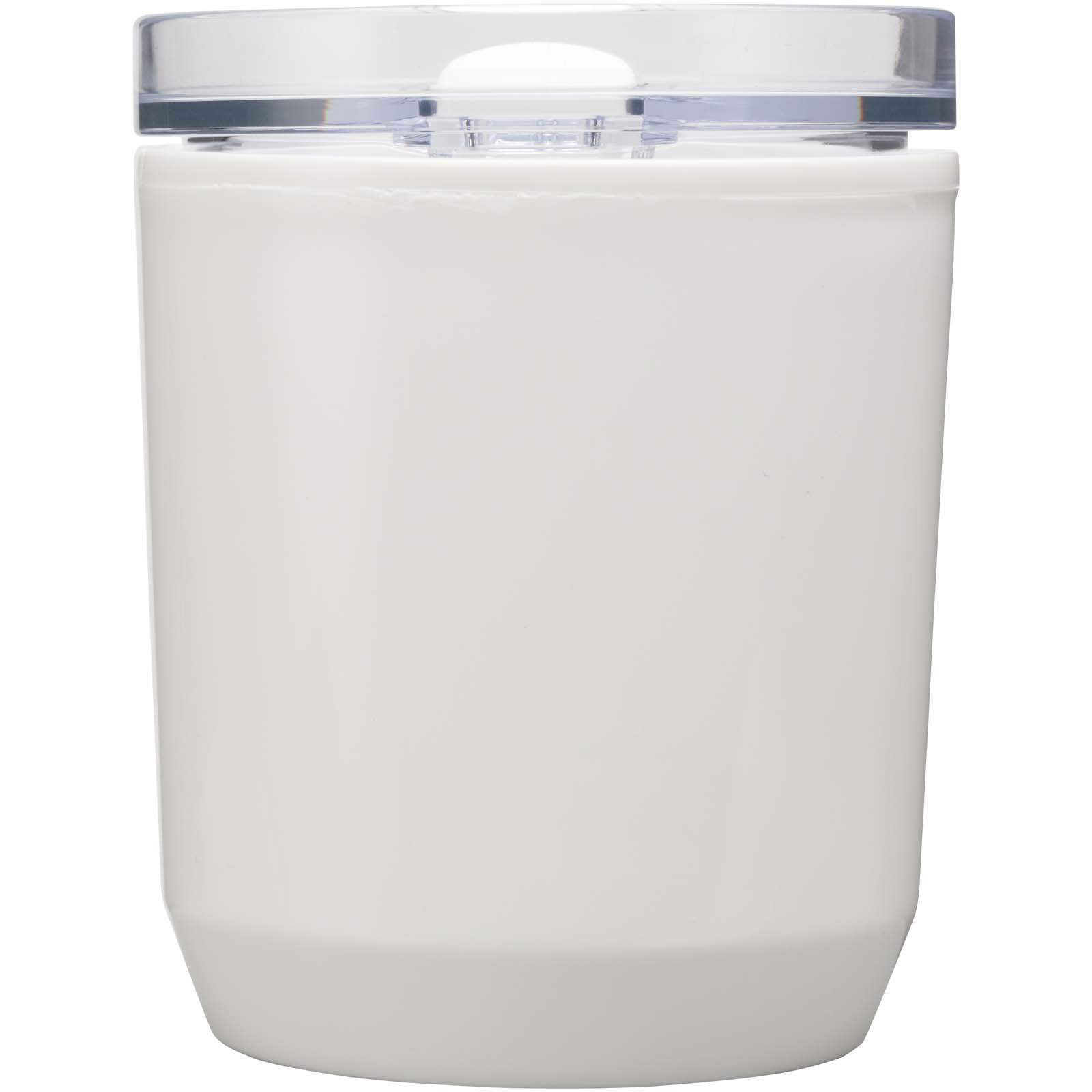 Hudson 180 ml doppelwandiger Becher aus recyceltem Kunststoff
