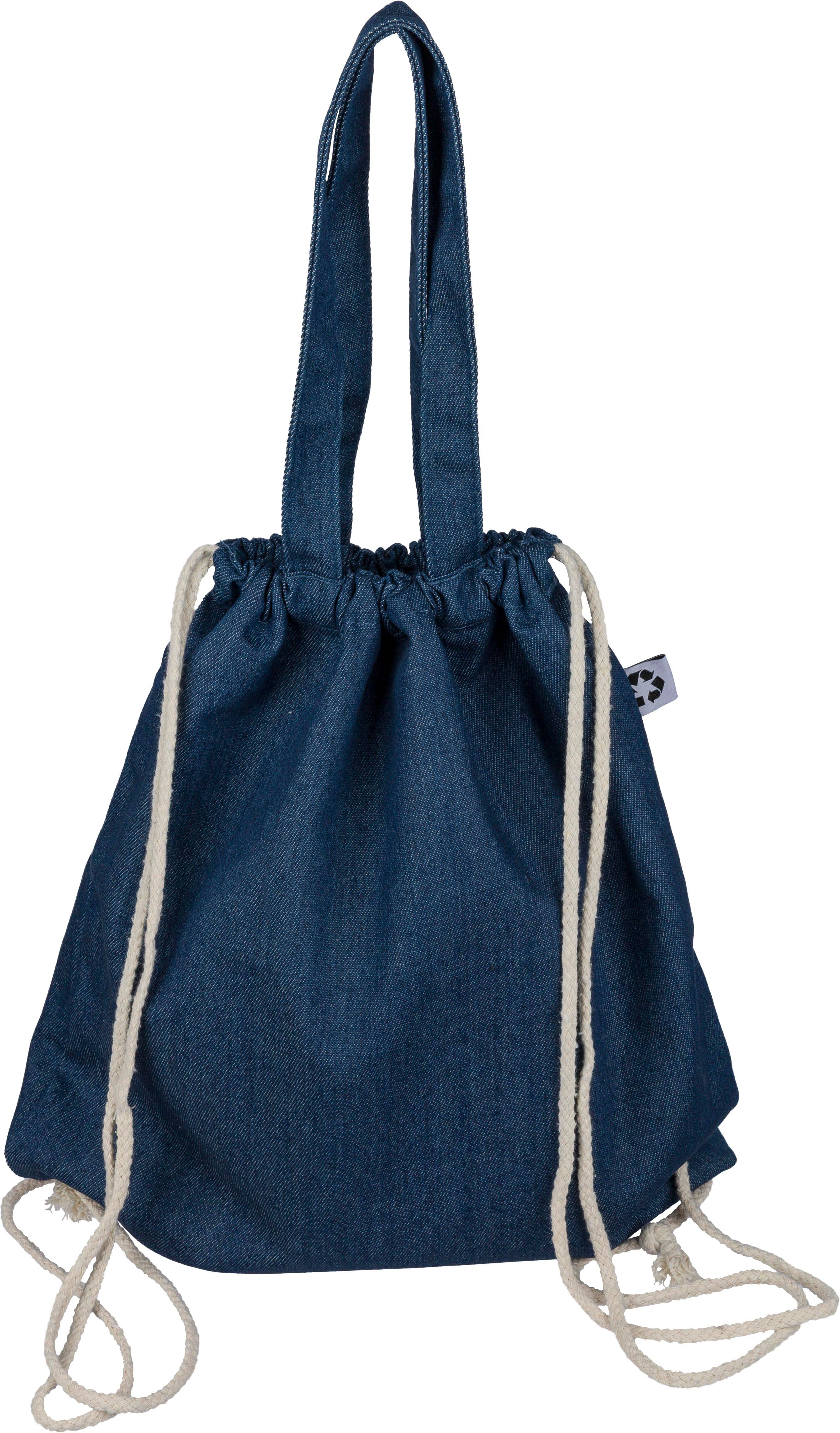 Kordelzugbeutel Dex | Recyceltes Denim | 6,6 l