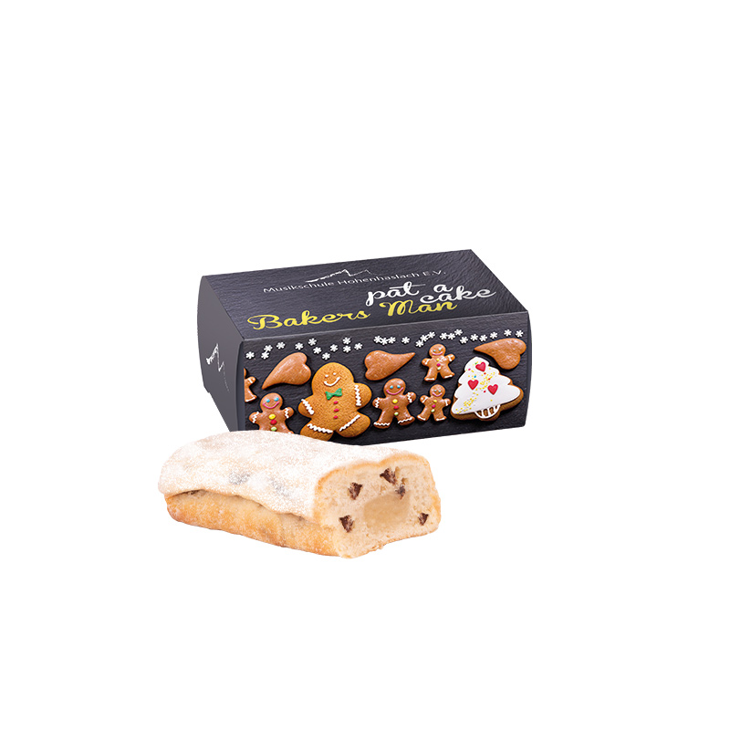 Christstollen Mini in Werbebox Christstollen Mini in Werbebox