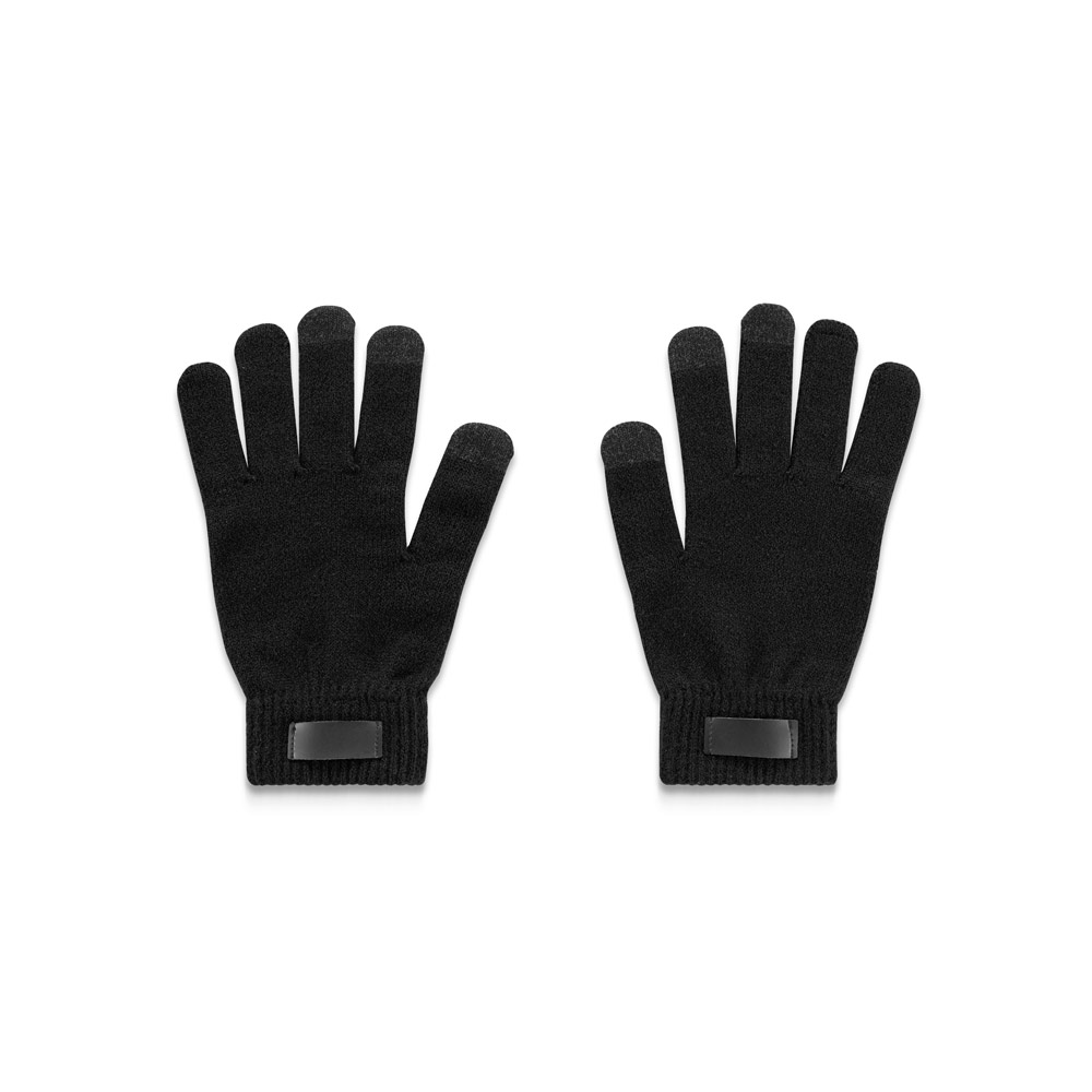 BURROW Handschuhe aus recyceltem Polyester (100% rPET), mit Tastspitzen