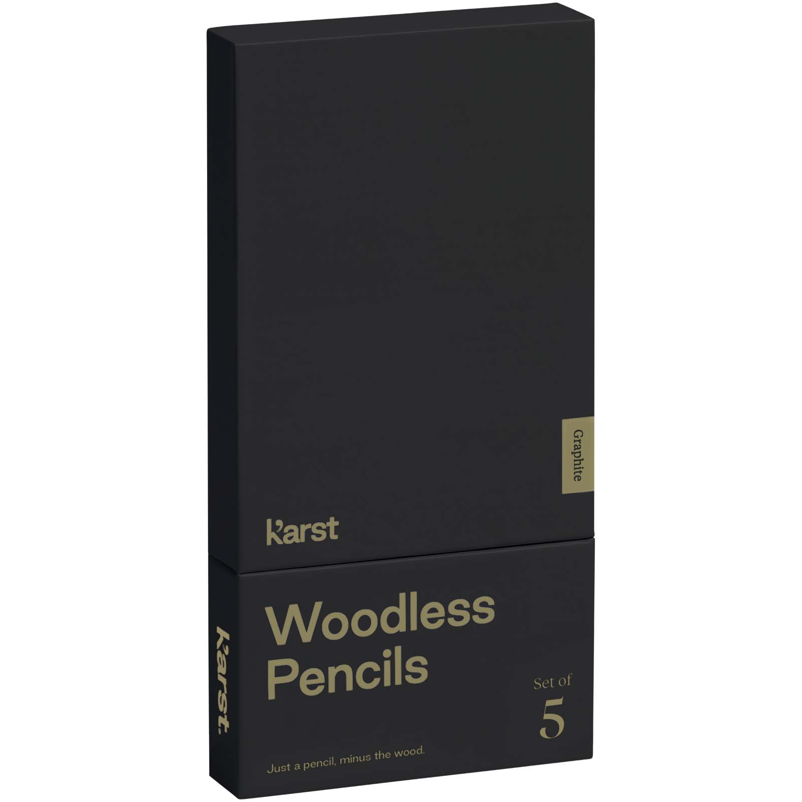 Karst® 5er-Pack 2B holzlose Graphitstifte