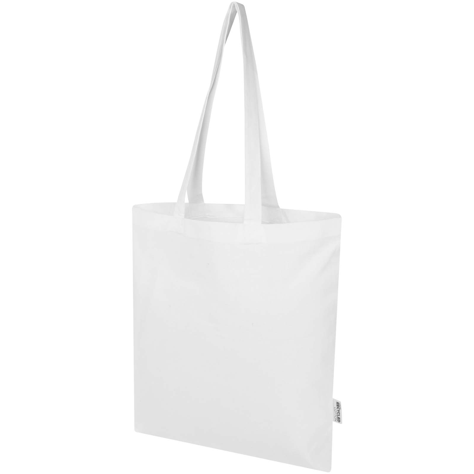 Madras Blend 140 g / m² Tragetasche aus GRS-recycelter Baumwolle 7L