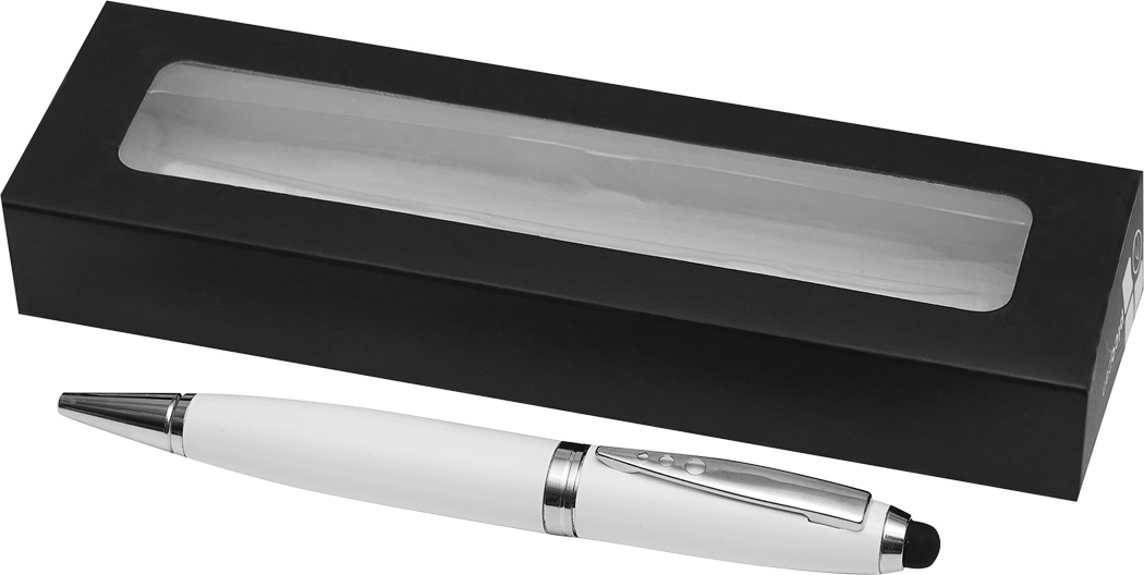 Edelstahl-Kugelschreiber TOUCH DOWN