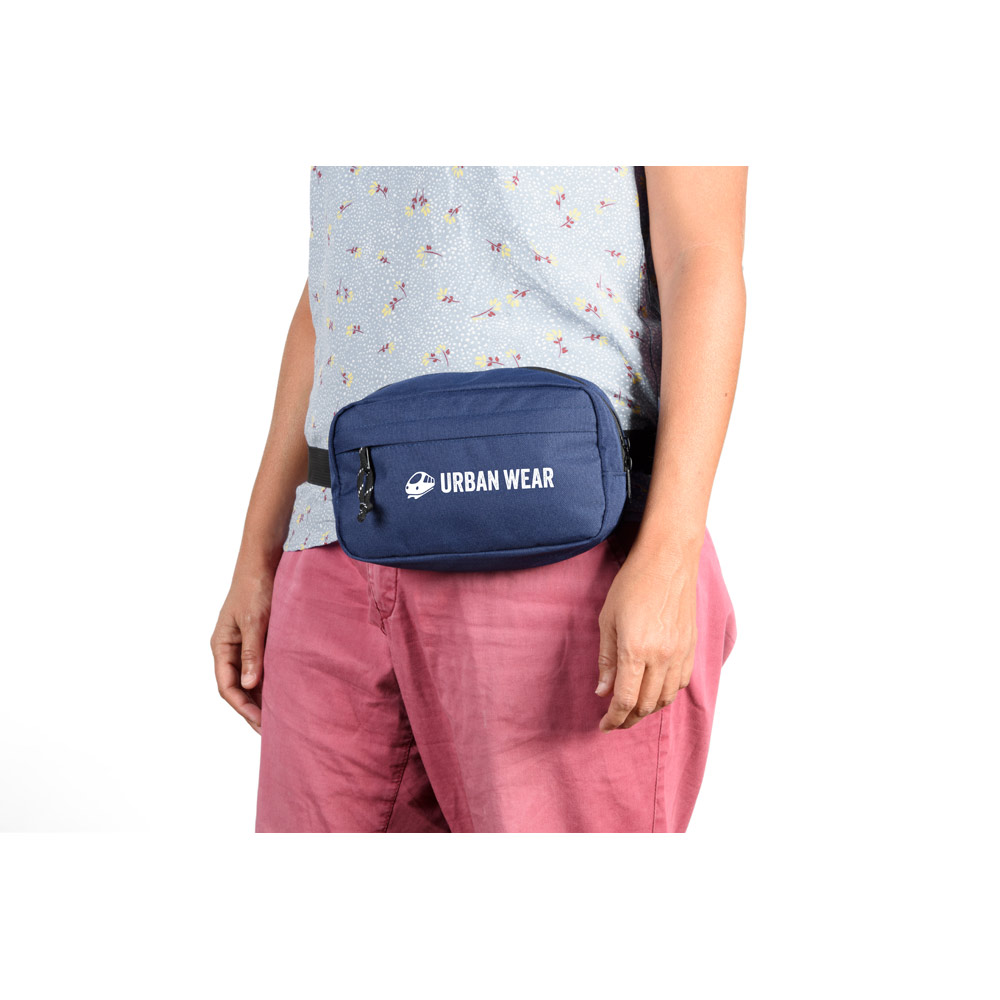 MYKONOS Gürteltasche aus 600D recyceltem Polyester und Innenfutter aus 210D recyceltem Polyester