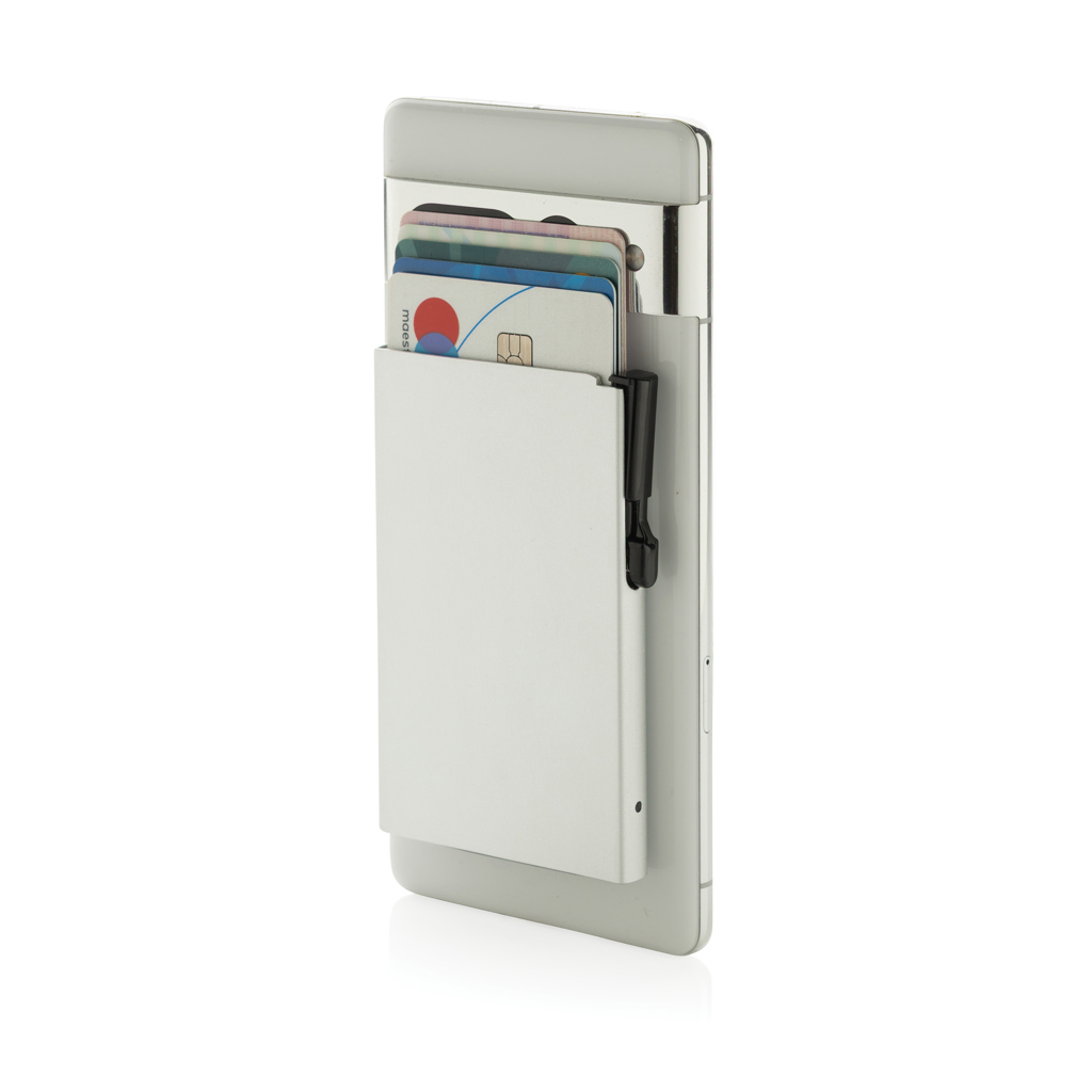 Magnetischer RFID-Kartenhalter aus Aluminium für Smartphones