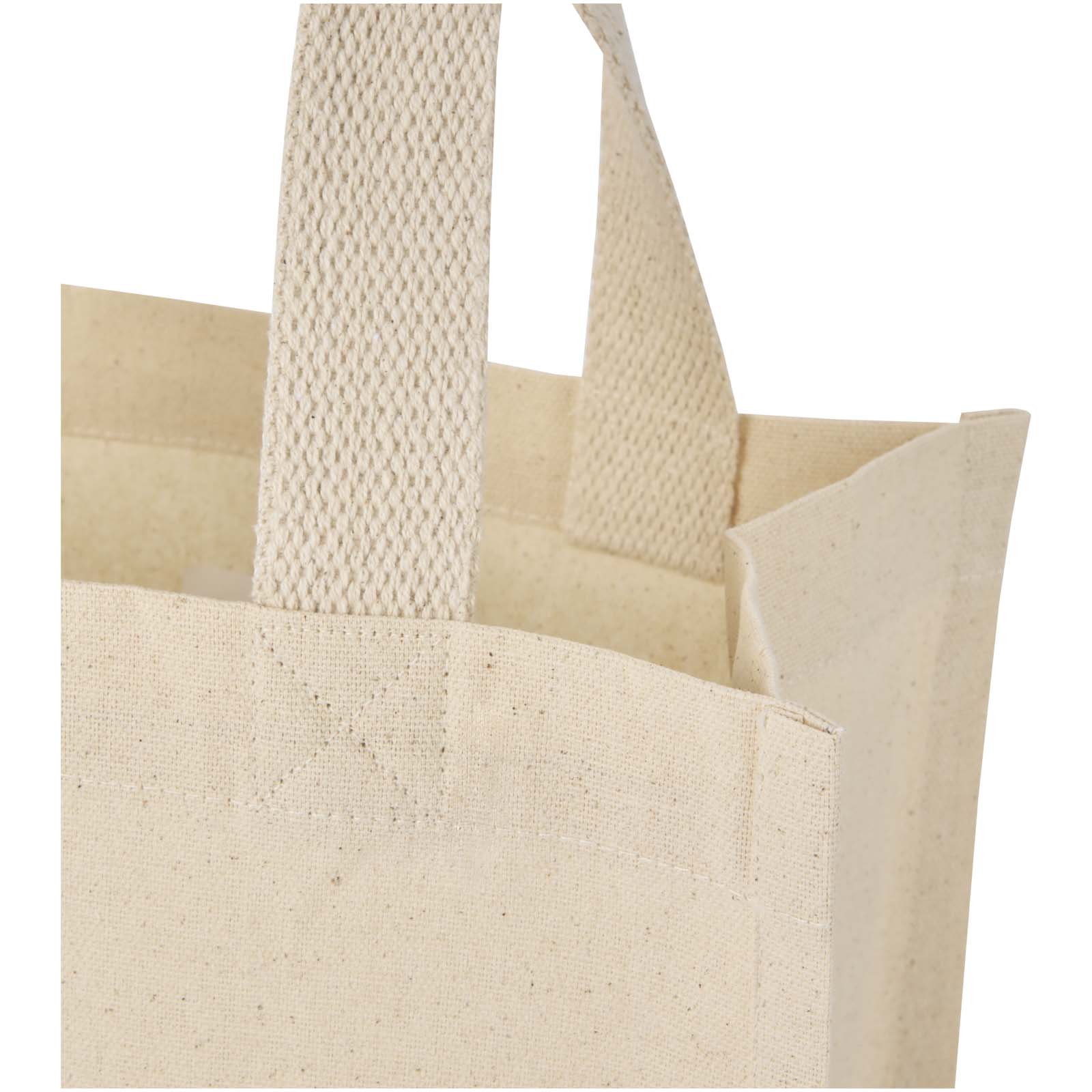 Odessa Mini-Tragetasche mit Bodenfalte aus 220 g / m² GRS Recyclingbaumwolle 9L