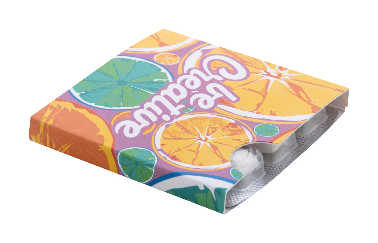 Individuell bedruckbarer Kaugummiblister CreaChew 6 Individuell bedruckbarer Kaugummiblister CreaChew 6