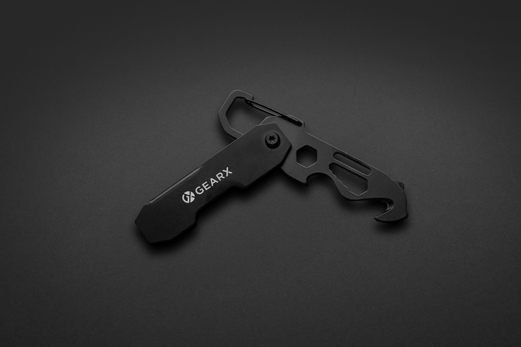 Gear X faltbares EDC-Werkzeug mit Karabinerhaken
