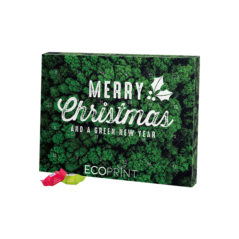 Adventskalender Eco XL, Papierblister, Ritter SPORT Schokowürfel Adventskalender Eco XL, Papierblister, Ritter SPORT Schokowürfel