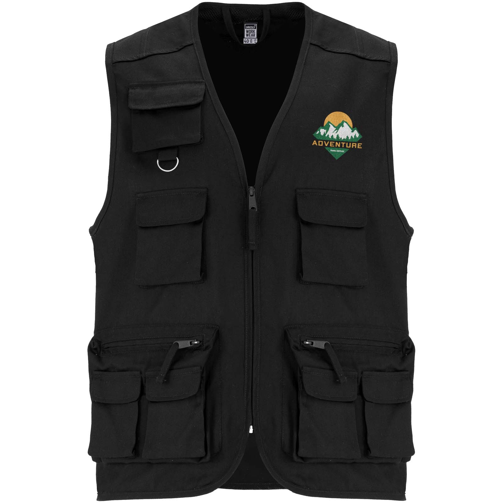 Venera Arbeitsweste mit V-Ausschnitt und mehreren Taschen, 200 g / m²