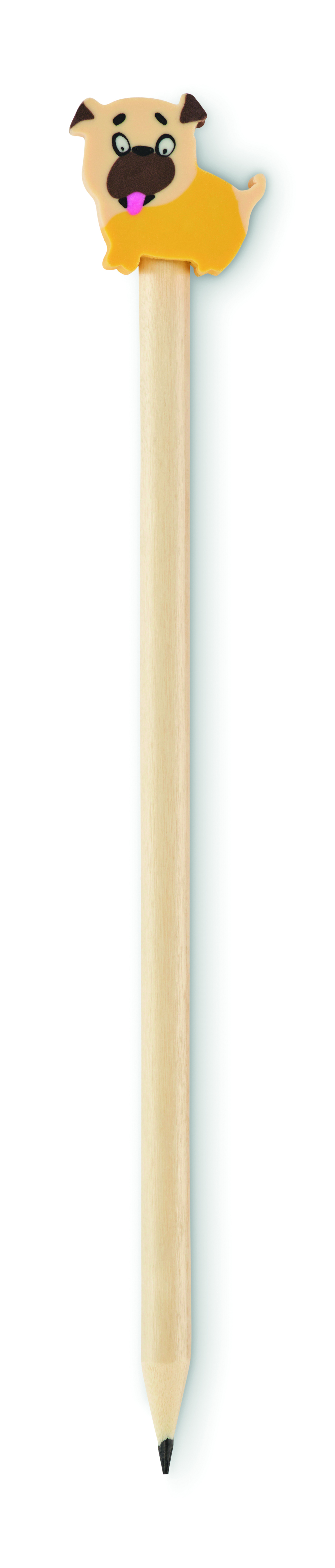 Holzbleistift mit Radiergummi CIRCO
