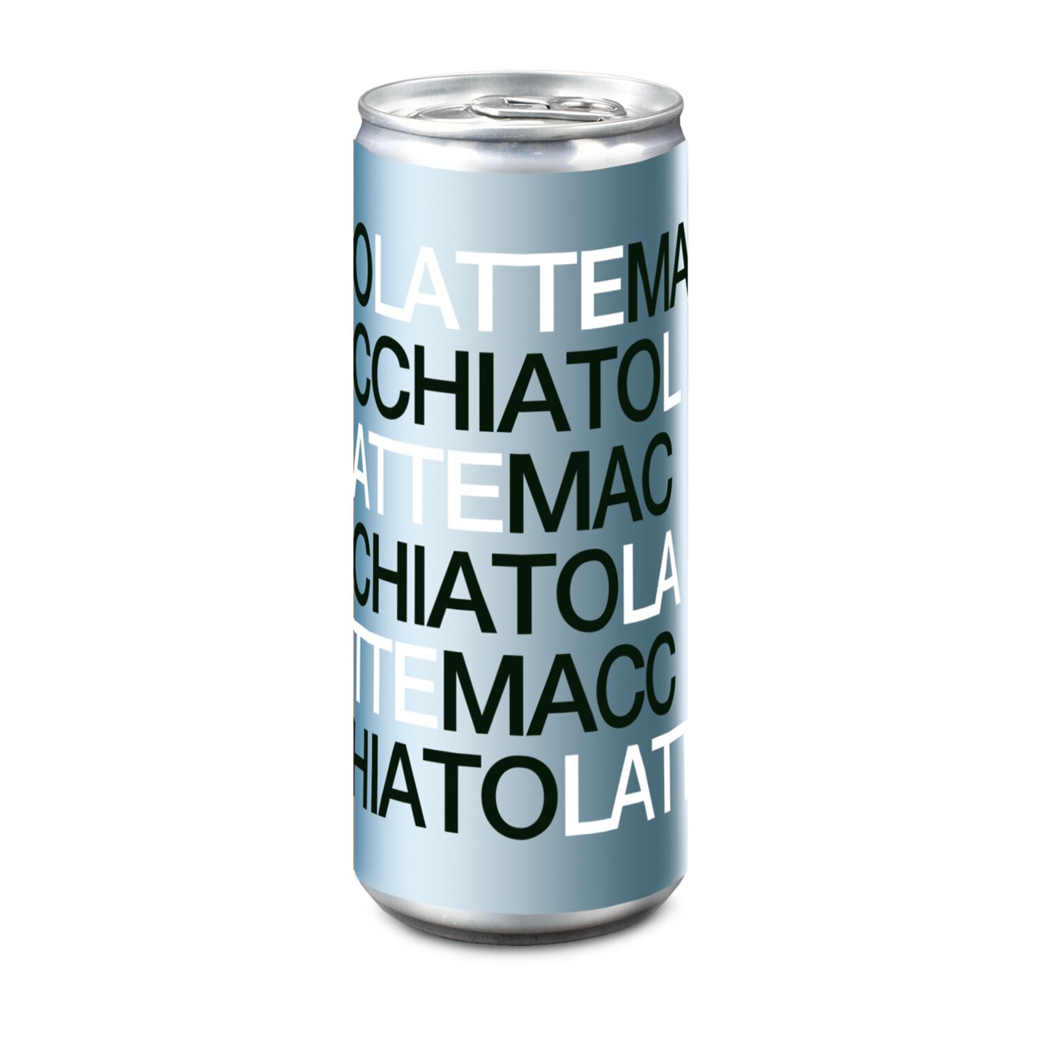 Latte Macchiato - Papier-Etikett, 250 ml