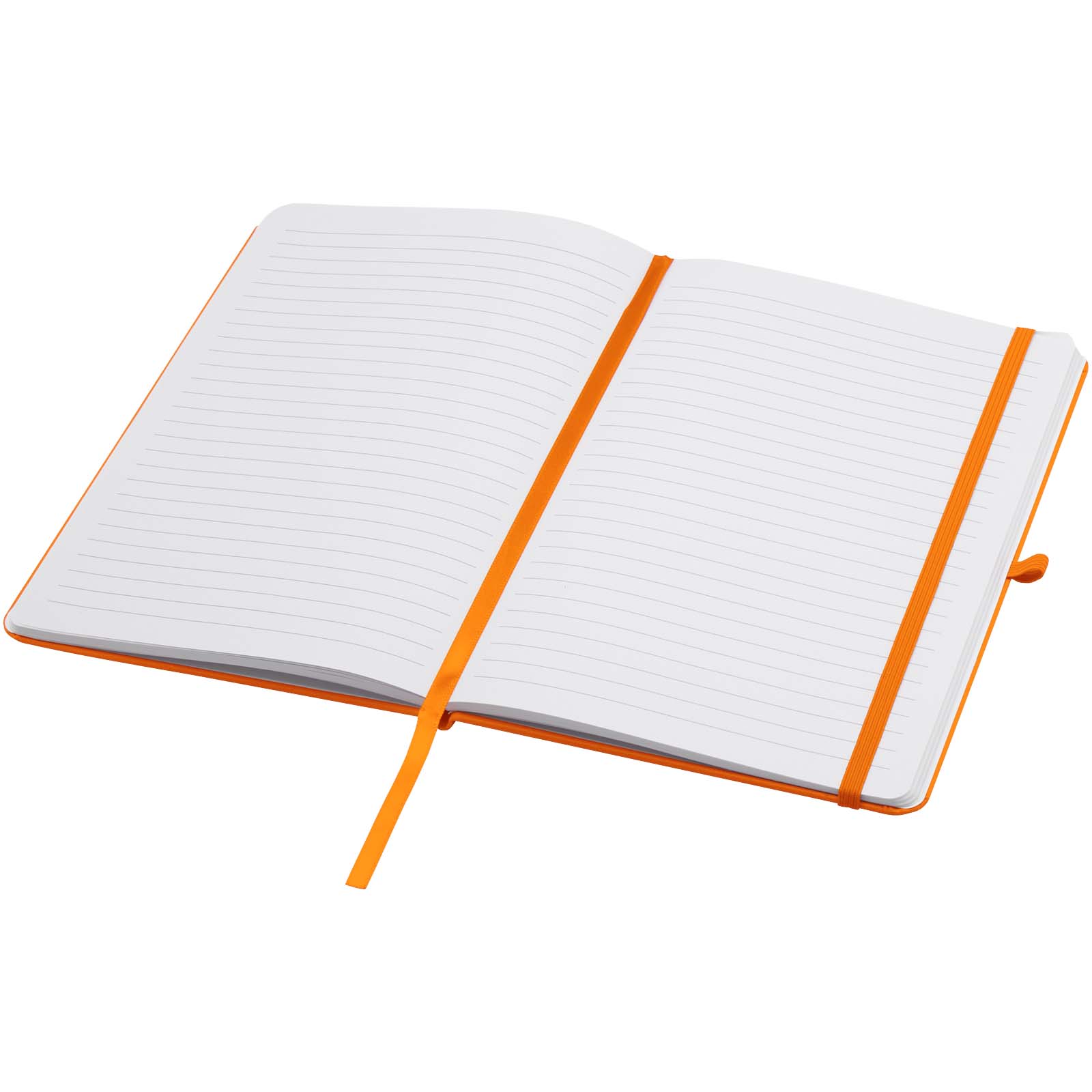 Teak A5 Hardcover Notizbuch, liniert, aus recyceltem Material