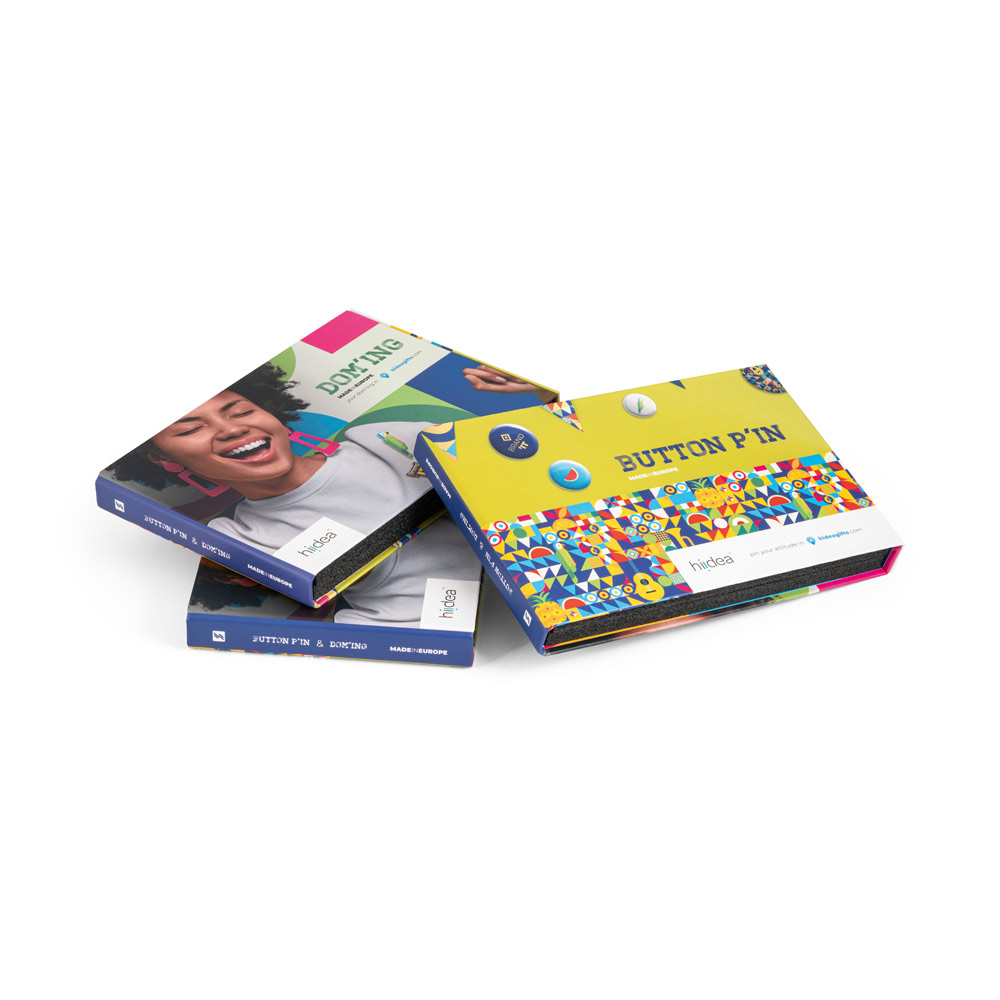 PIN & DOMING SHOWCASE Mustermappe 2 in 1 Pin und Doming