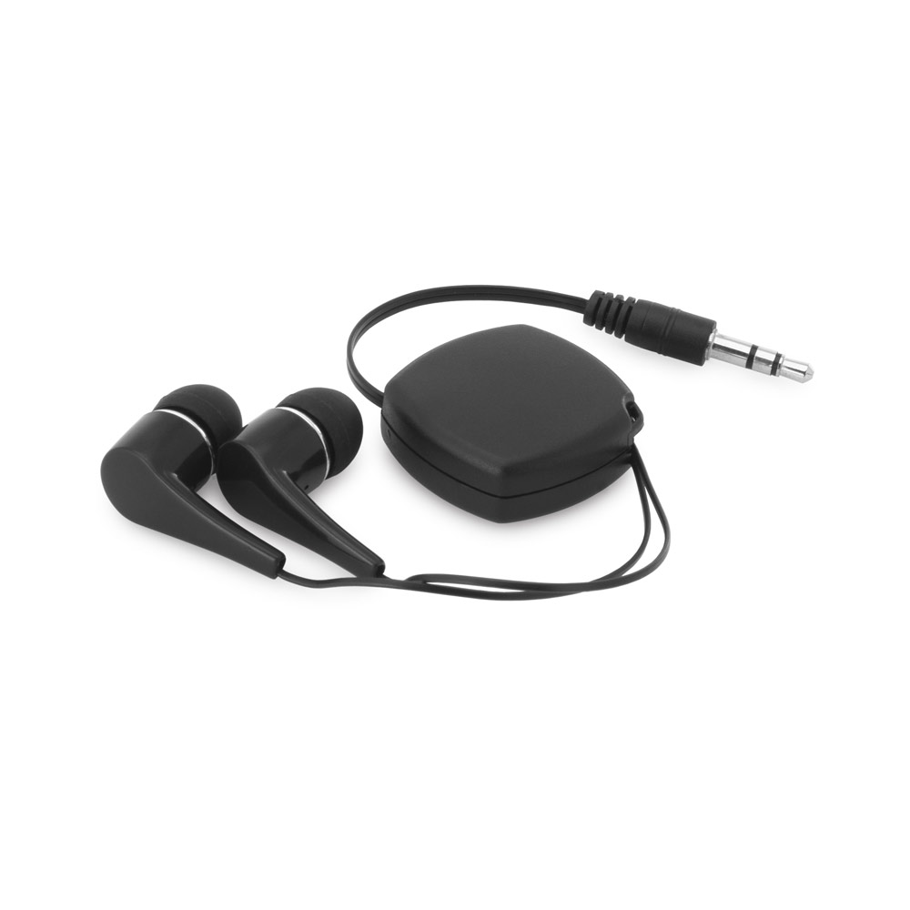 PINEL In-Ear Kopfhörer mit ausziehbarem 0,75 Meter Kabel aus ABS