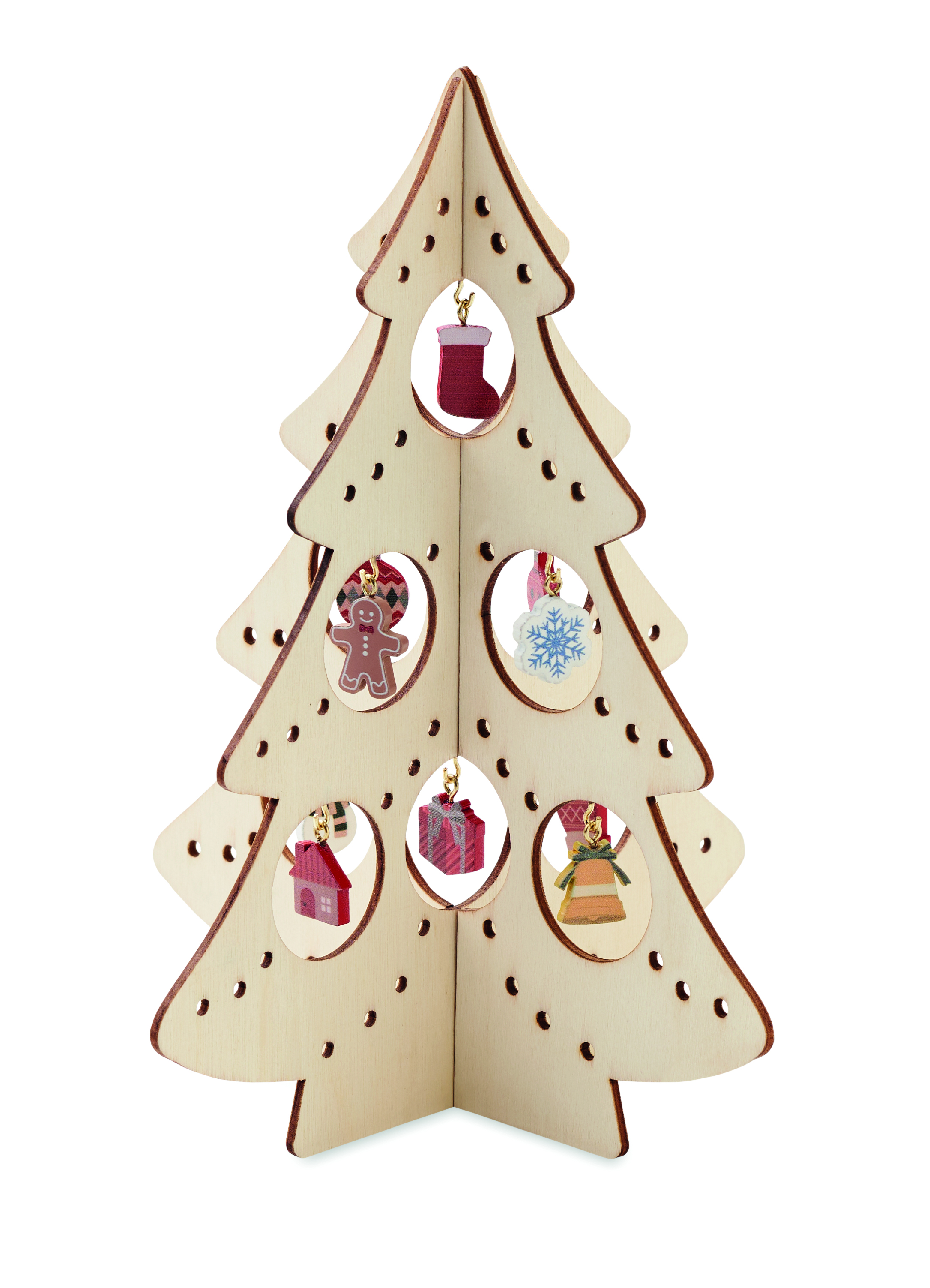 Weihnachtsdeko aus Sperrholz SILUETA
