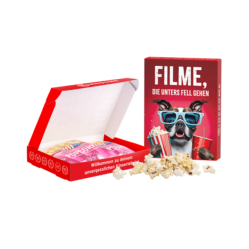 Klappschachtel JIMMY's Popcorn Süß Klappschachtel JIMMY's Popcorn Süß