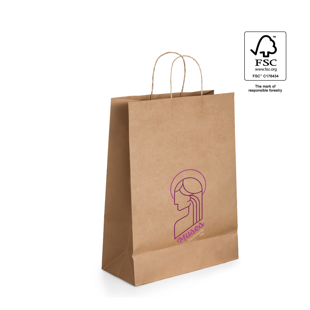 TAYLA Tragetasche aus Kraftpapier (115 g / m²)