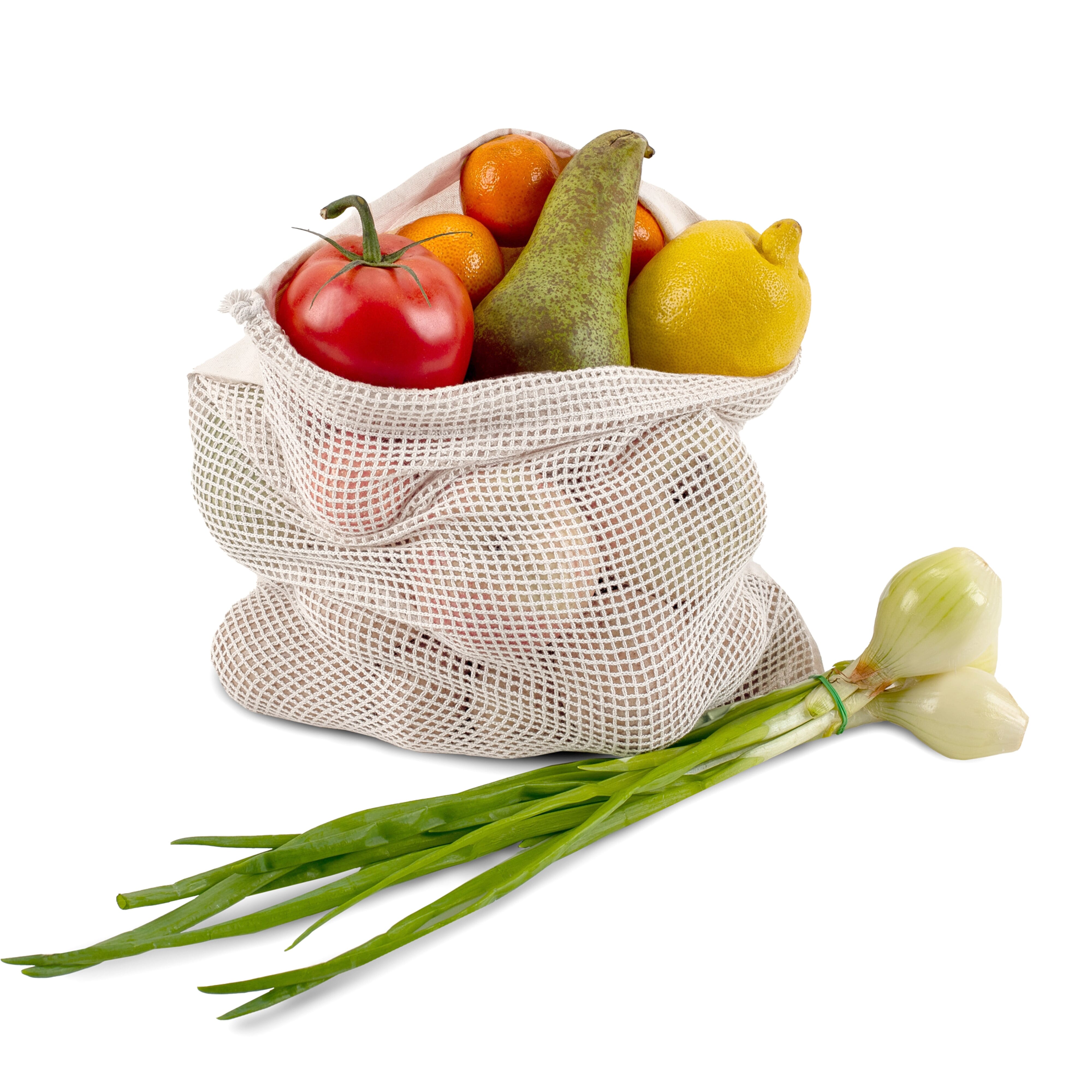 Wiederverwendbare Lebensmitteltasche OEKO-TEX® Baumwolle 30 x 40cm