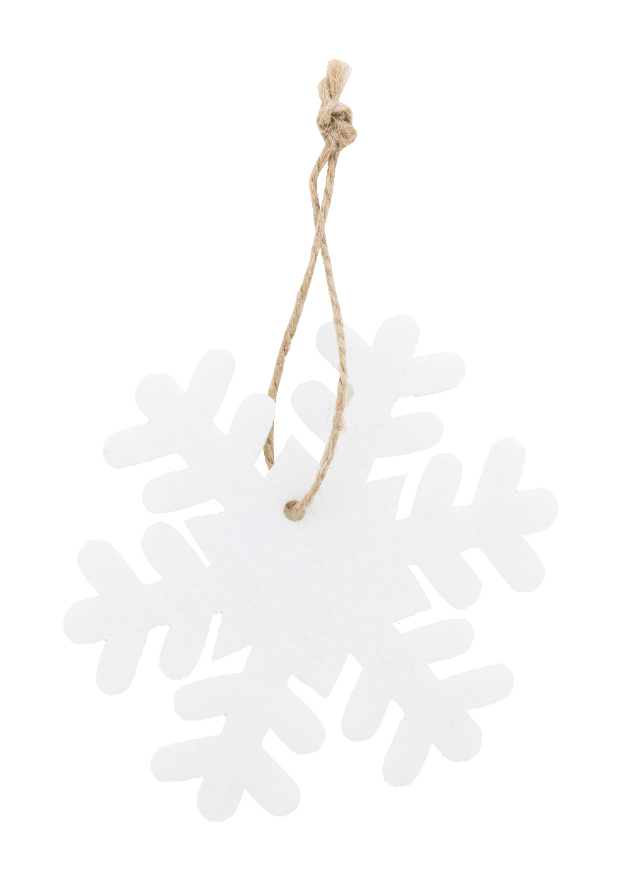RPET Weihnachtsbaumschmuck, Schneeflocke Joulox