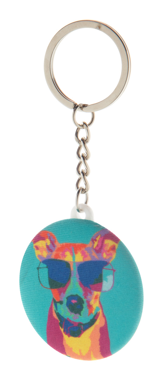 Button-Schlüsselanhänger KeyBadge RPET Mini Button-Schlüsselanhänger KeyBadge RPET Mini