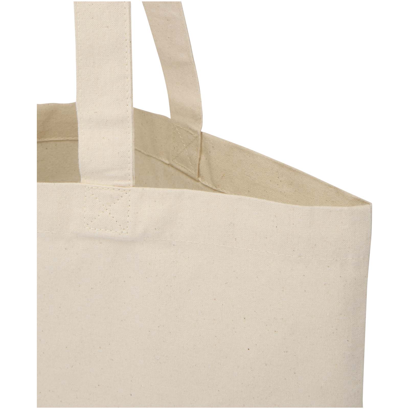 Madras Blend 140 g / m² Tragetasche aus GRS-recycelter Baumwolle 7L