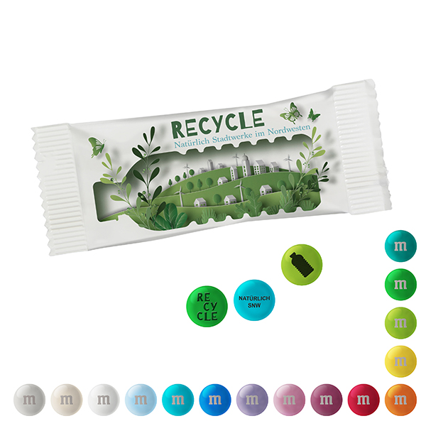 Personalisierte M&M'S® Schokolinsen im Papiertütchen, 15 g Personalisierte M&M'S® Schokolinsen im Papiertütchen, 15 g