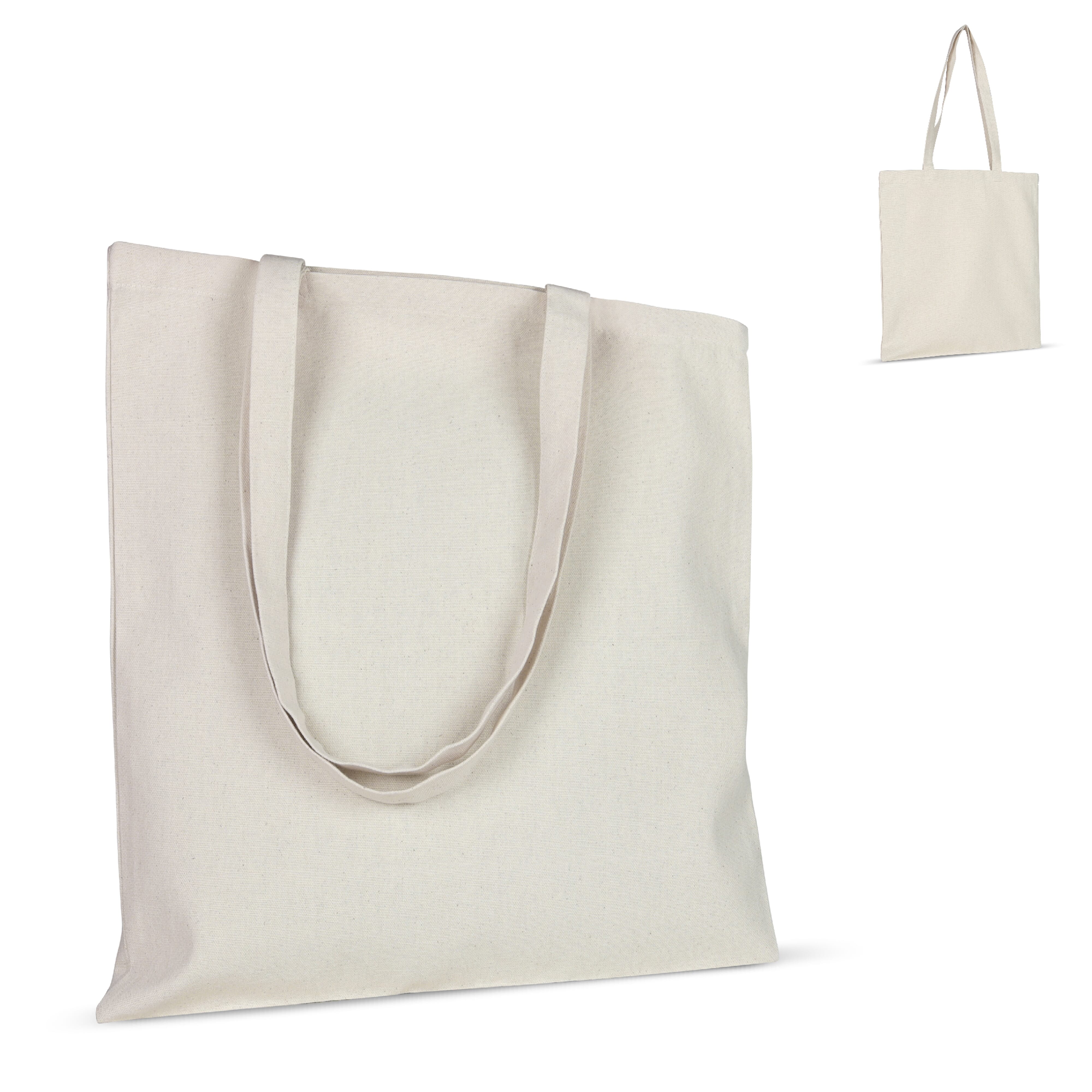 Tasche OEKO-TEX® natur lang 220g / m² 38 x 42 cm