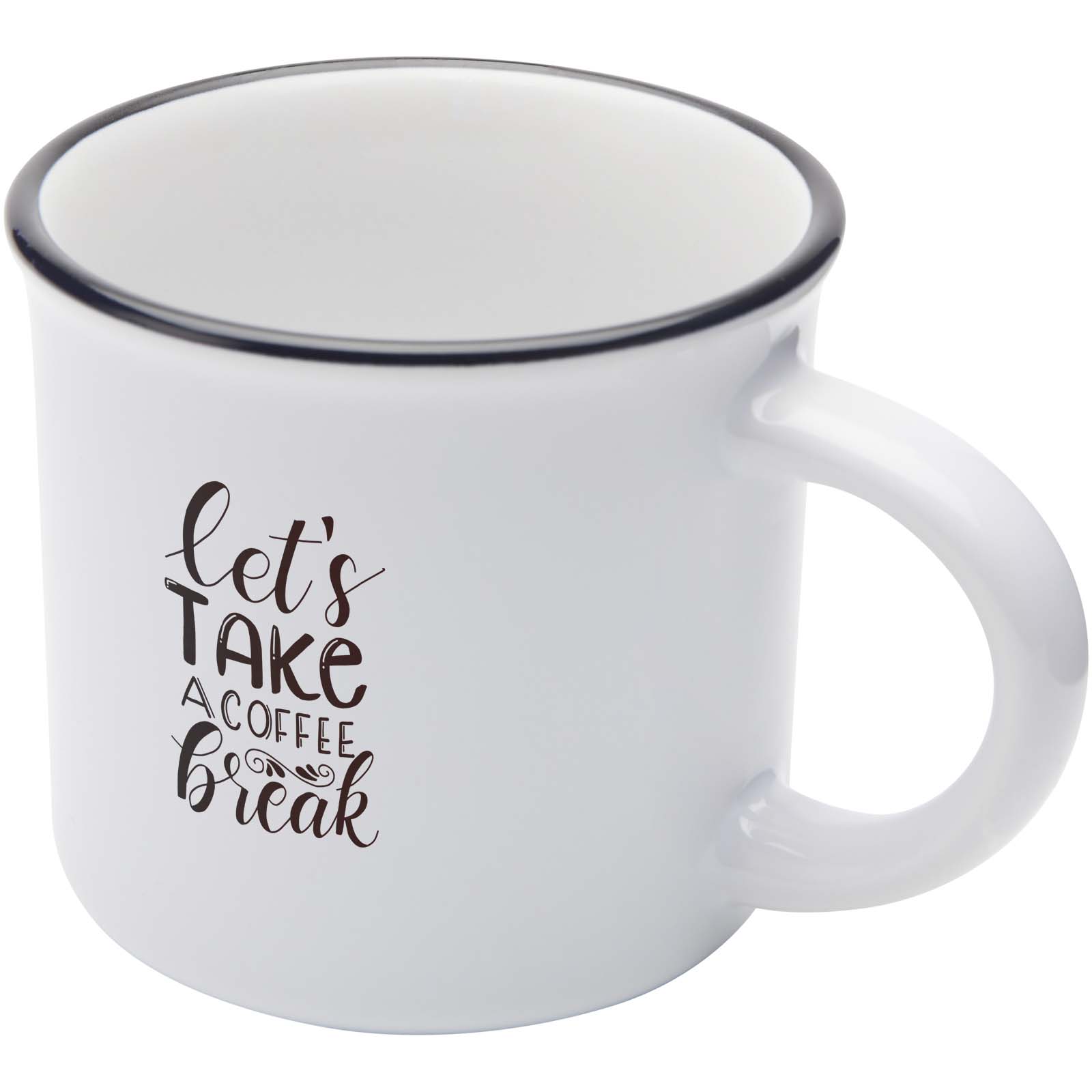 Bari Keramiktasse 240 ml mit glänzender Oberfläche
