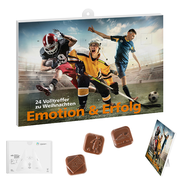 Sport-Adventskalender, Fußballmotive Sport-Adventskalender, Fußballmotive