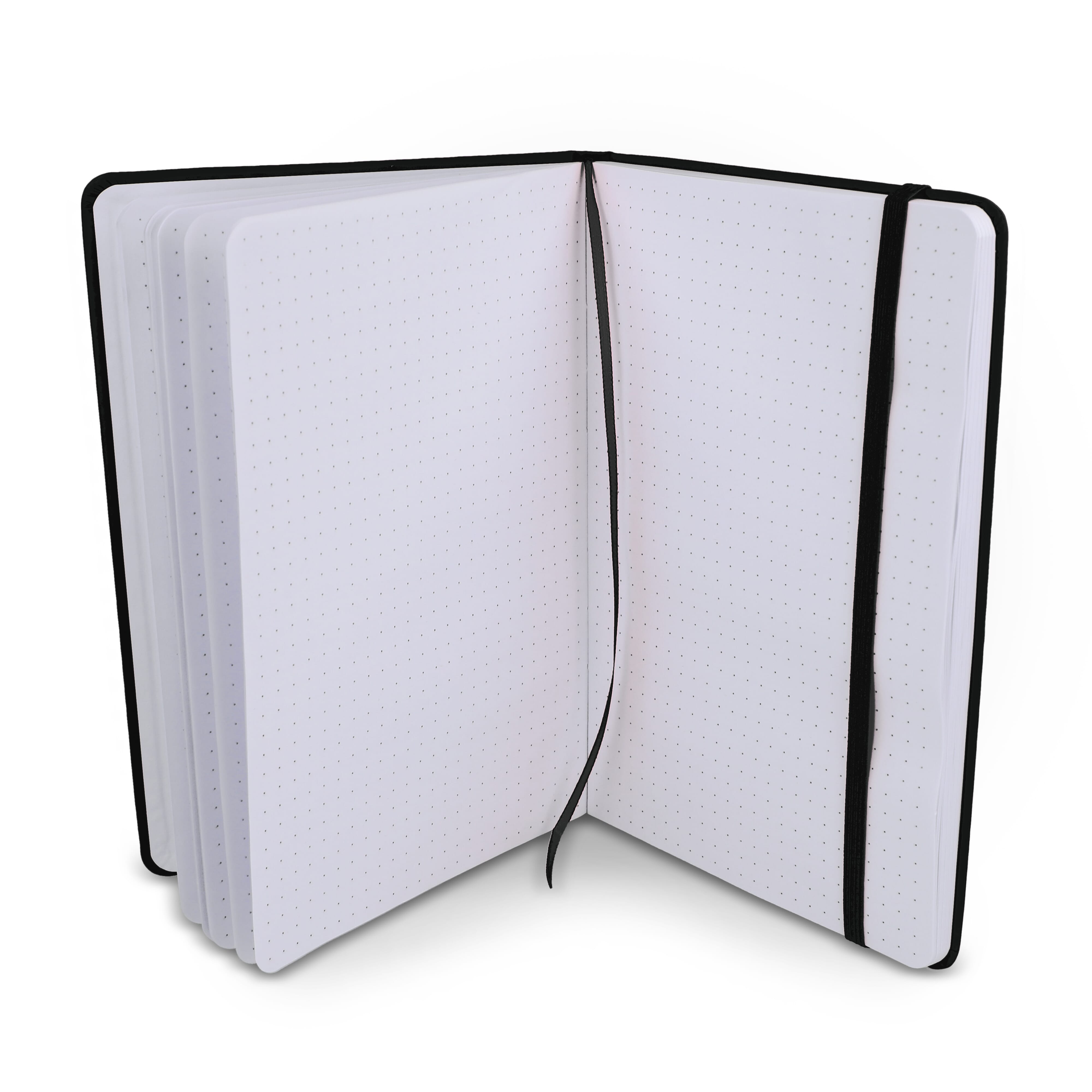 Notizbuch A5 PU mit Rasterpunktseiten