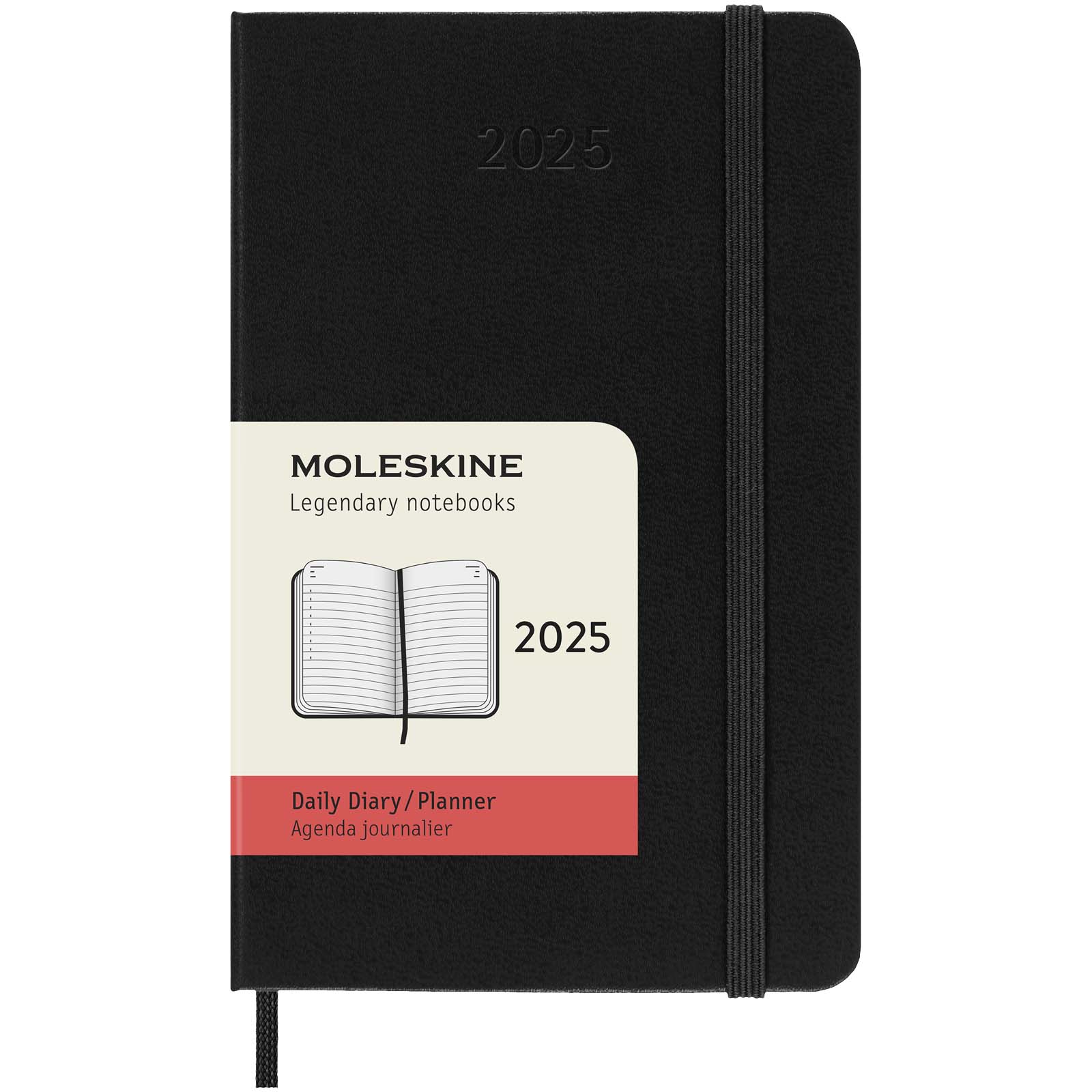Moleskine Hardcover 12 Monate Tageskalender, Pocket-Format Moleskine Hardcover 12 Monate Tageskalender, Pocket-Format